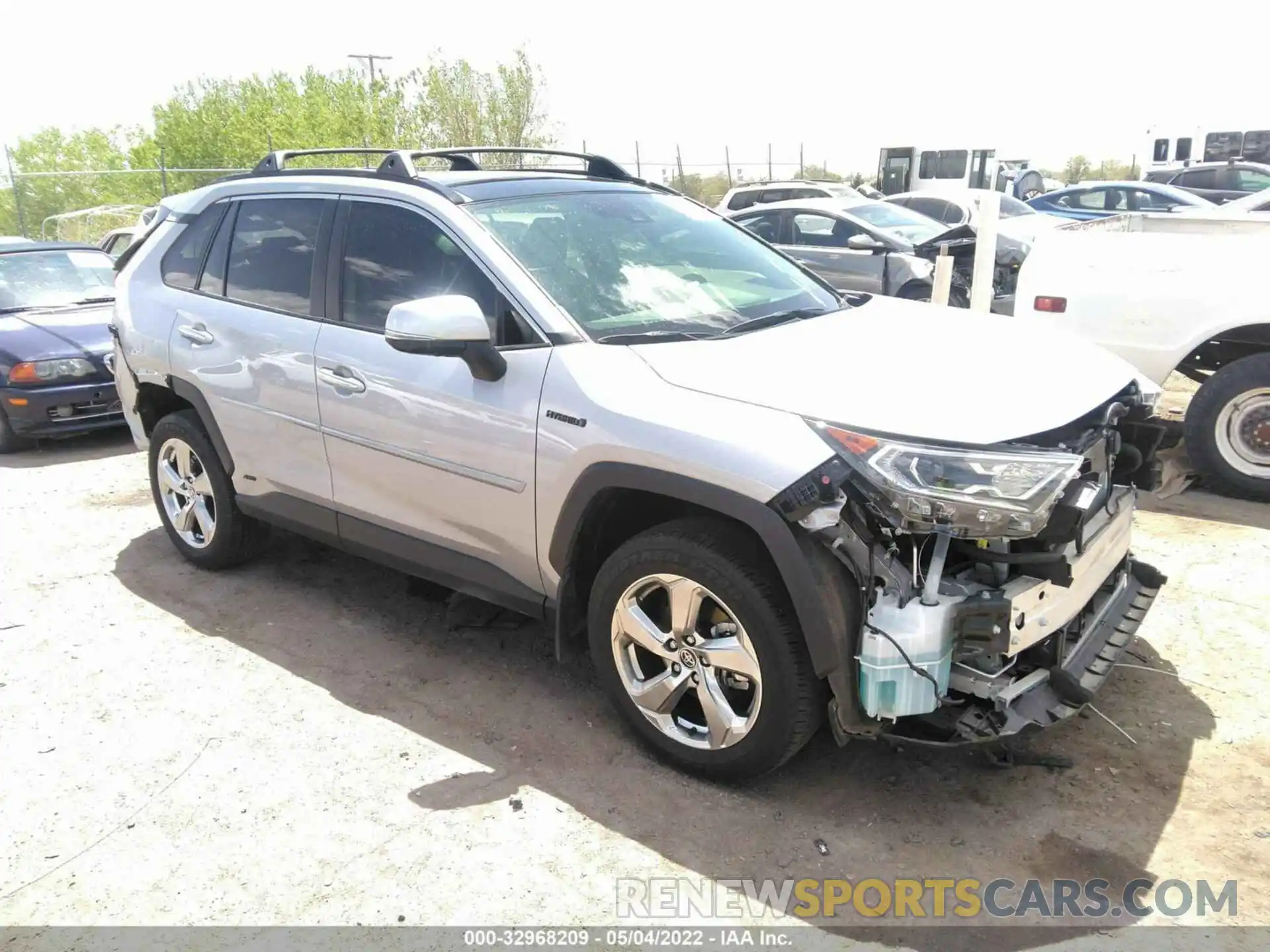 1 Photograph of a damaged car JTMDWRFV2LD549140 TOYOTA RAV4 2020