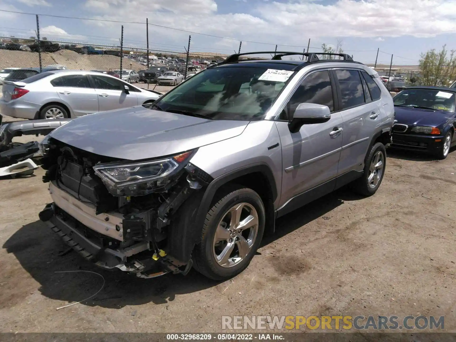 2 Фотография поврежденного автомобиля JTMDWRFV2LD549140 TOYOTA RAV4 2020