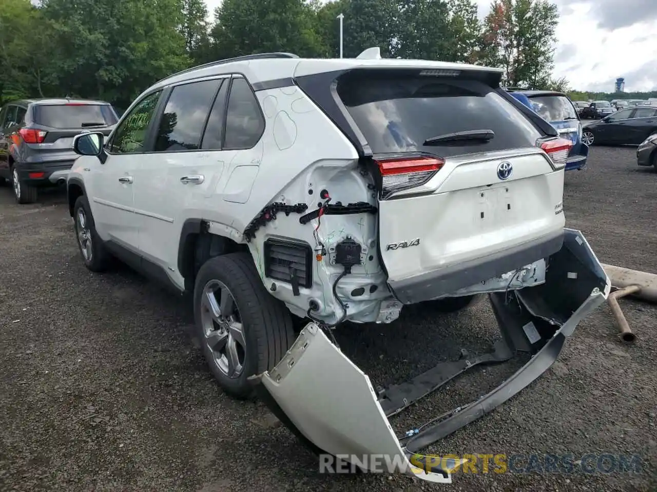 3 Photograph of a damaged car JTMDWRFV3LD063694 TOYOTA RAV4 2020