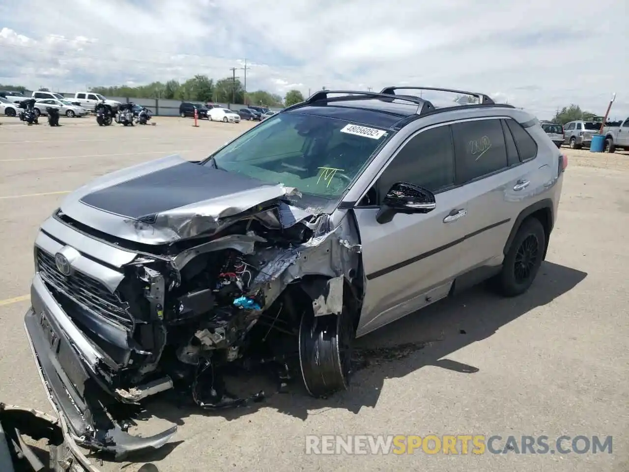 2 Photograph of a damaged car JTMDWRFV3LD528264 TOYOTA RAV4 2020