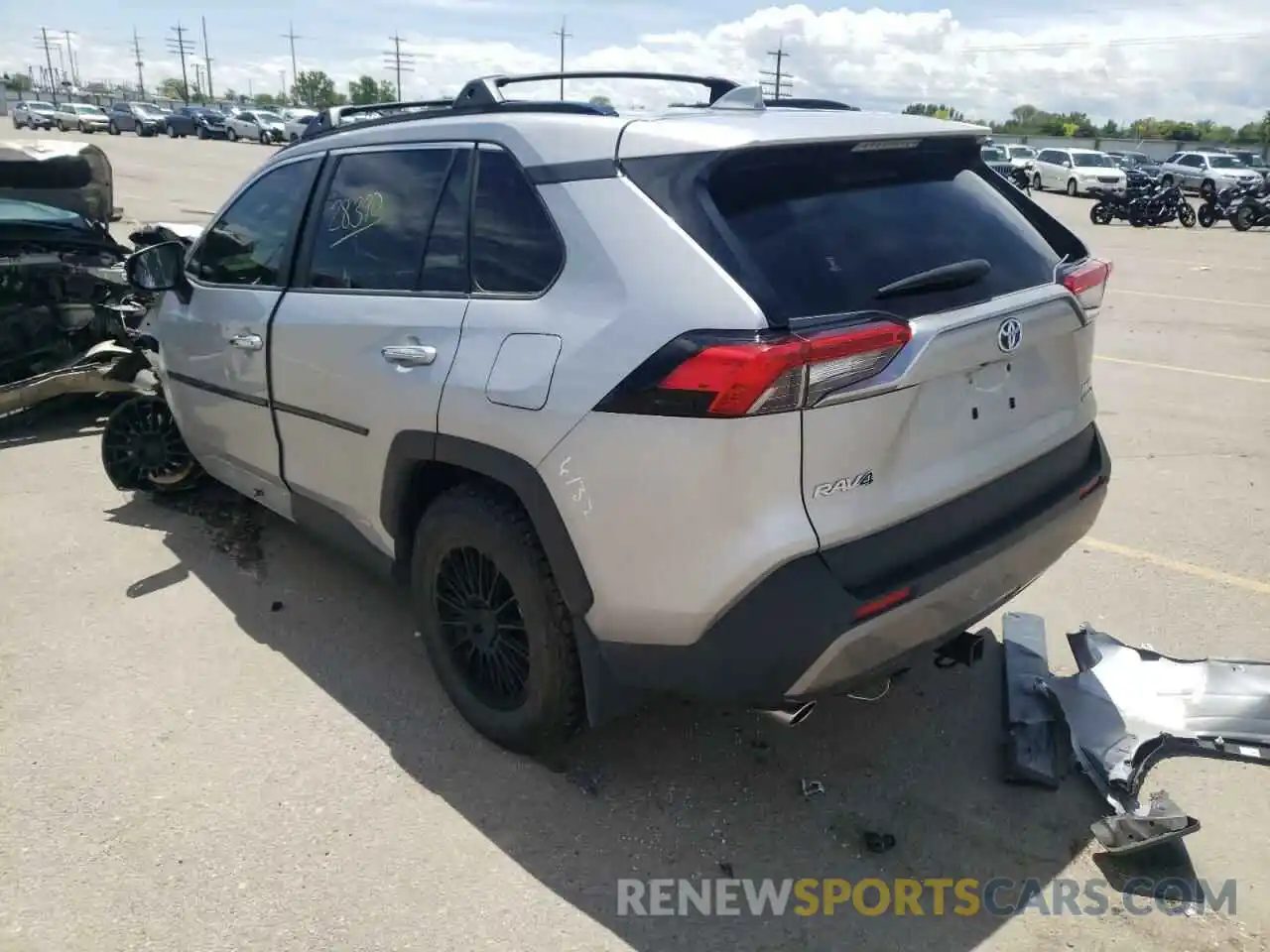 3 Photograph of a damaged car JTMDWRFV3LD528264 TOYOTA RAV4 2020