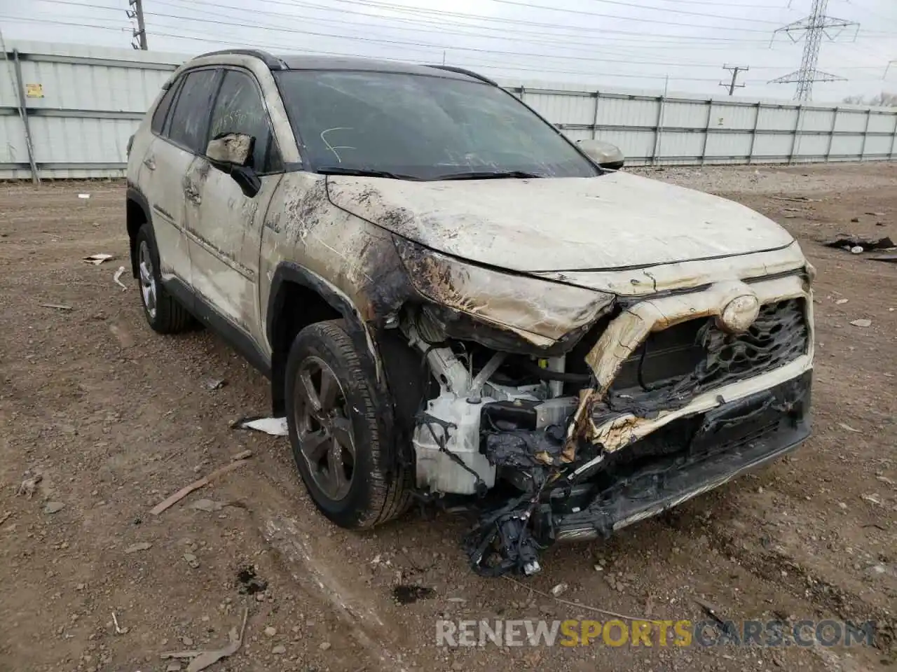 1 Photograph of a damaged car JTMDWRFV3LD532220 TOYOTA RAV4 2020