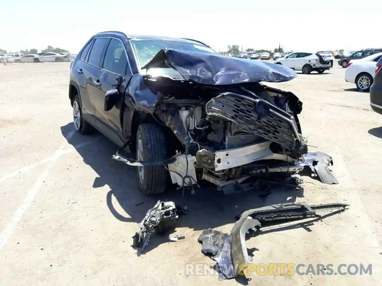 1 Photograph of a damaged car JTMDWRFV3LD544982 TOYOTA RAV4 2020