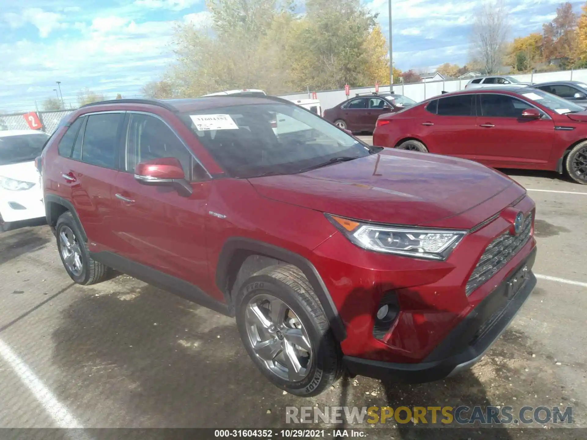 1 Photograph of a damaged car JTMDWRFV4LD061856 TOYOTA RAV4 2020