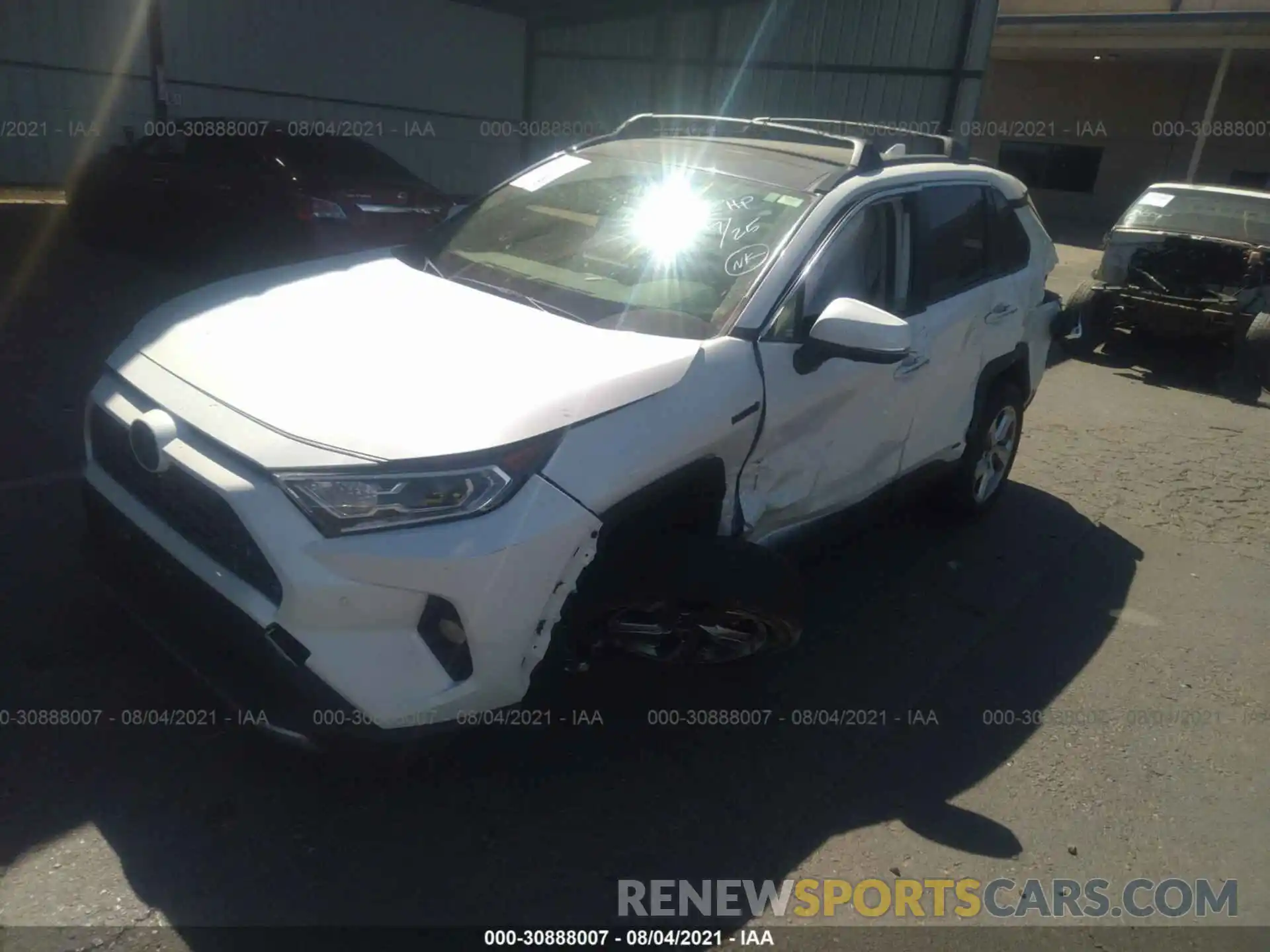 2 Photograph of a damaged car JTMDWRFV4LD531917 TOYOTA RAV4 2020