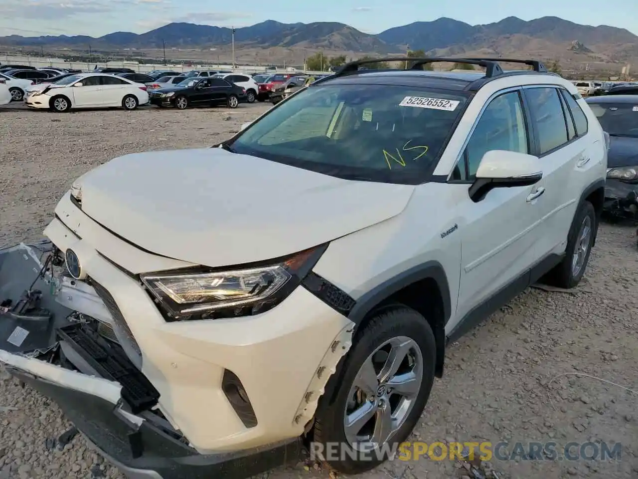 2 Photograph of a damaged car JTMDWRFV4LD551228 TOYOTA RAV4 2020