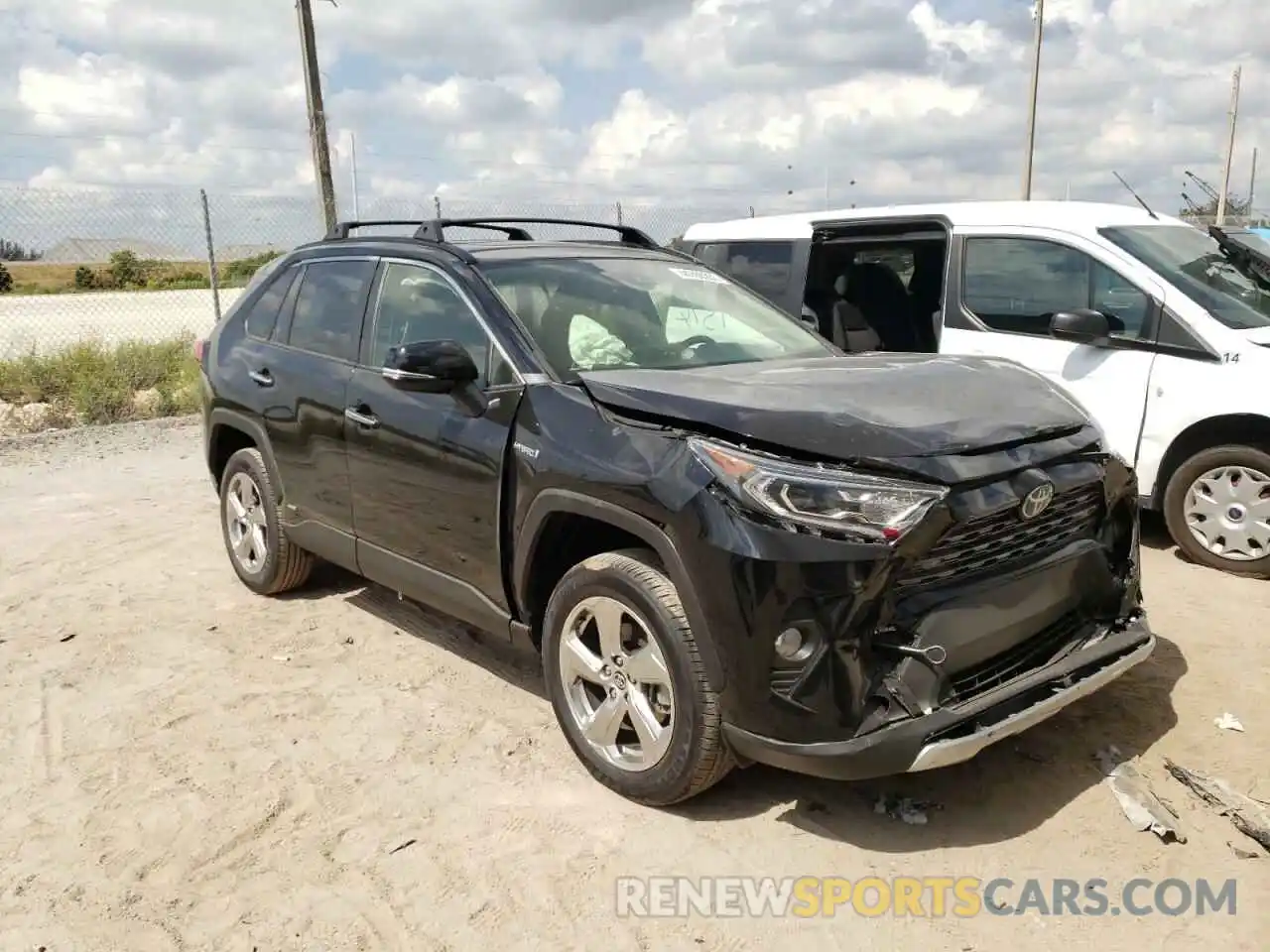 1 Photograph of a damaged car JTMDWRFV4LJ048574 TOYOTA RAV4 2020