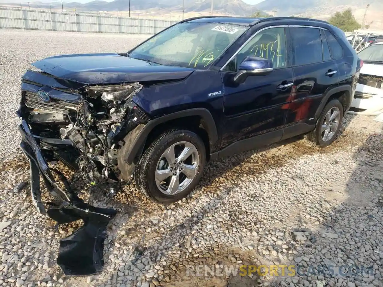 2 Photograph of a damaged car JTMDWRFV5LD054270 TOYOTA RAV4 2020