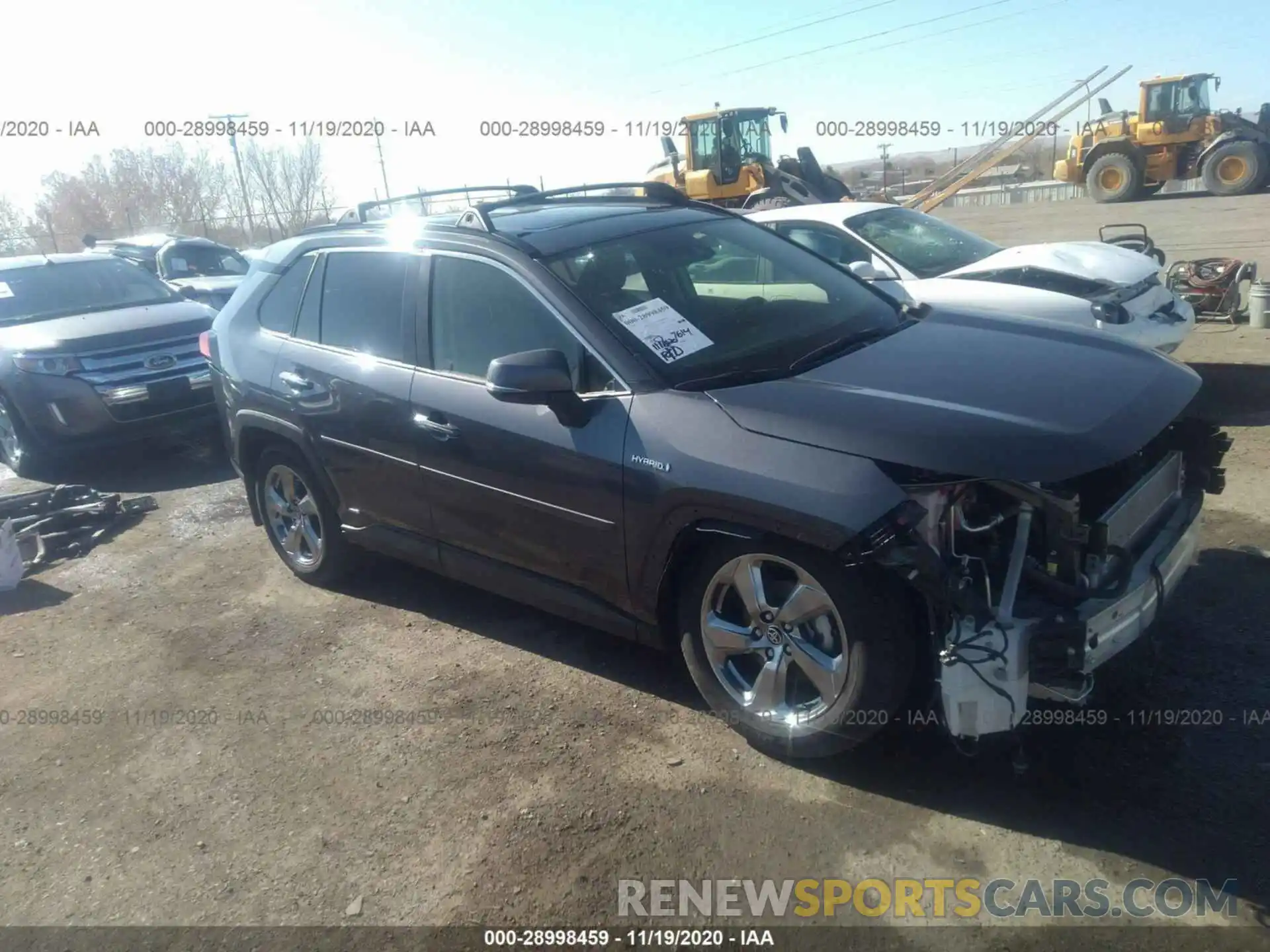 1 Photograph of a damaged car JTMDWRFV5LD055015 TOYOTA RAV4 2020