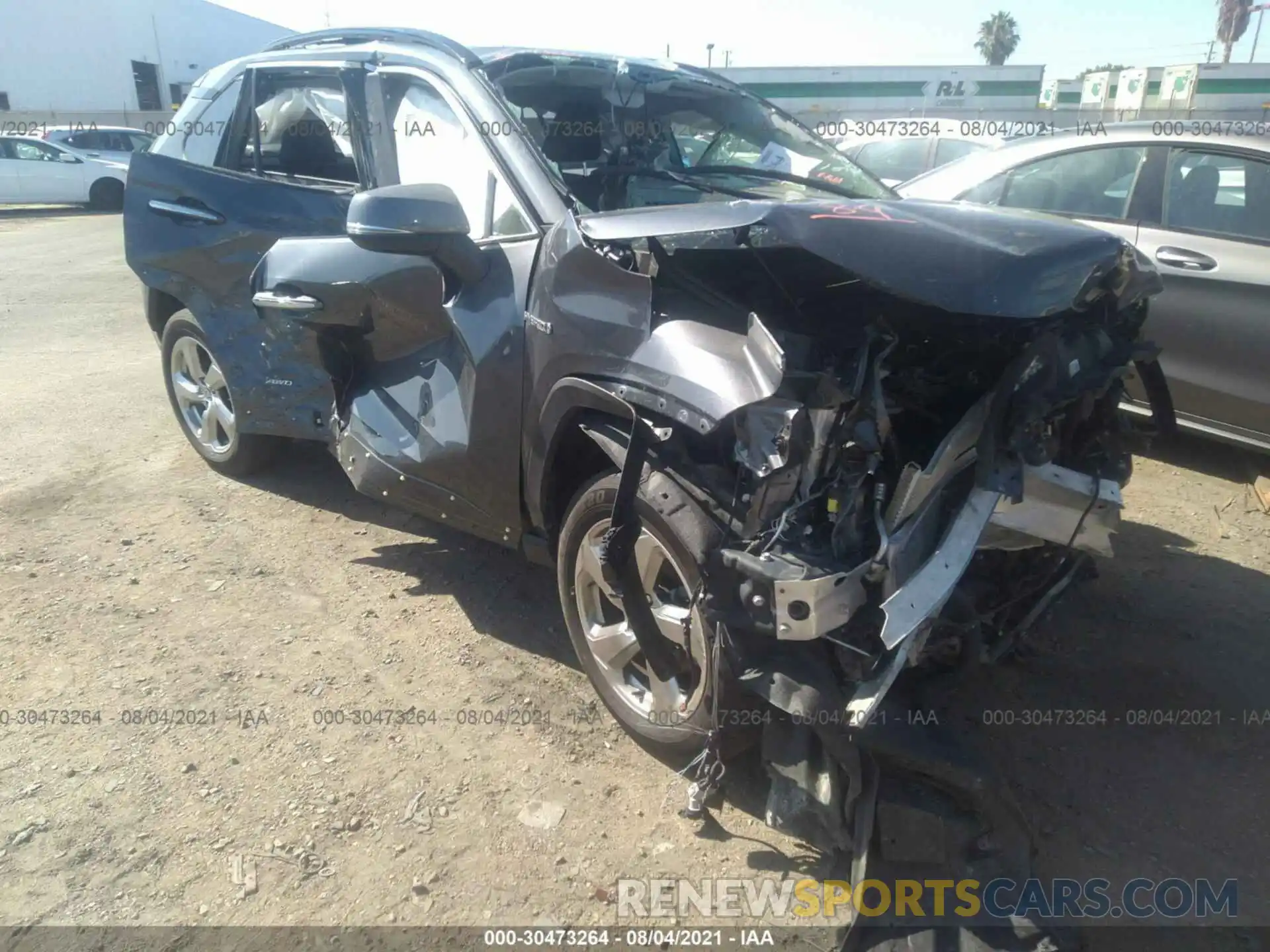 1 Photograph of a damaged car JTMDWRFV5LD067357 TOYOTA RAV4 2020