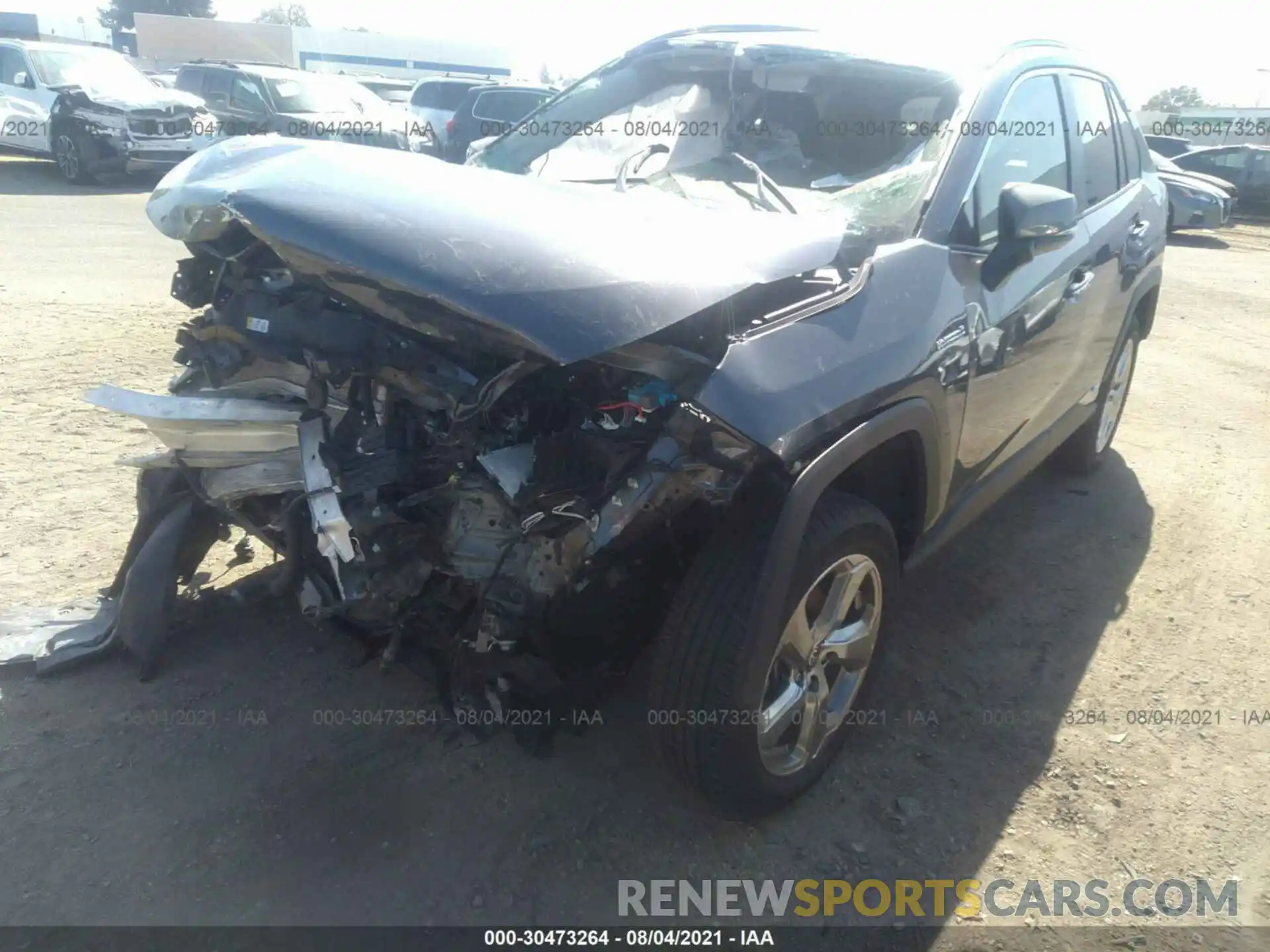 2 Photograph of a damaged car JTMDWRFV5LD067357 TOYOTA RAV4 2020