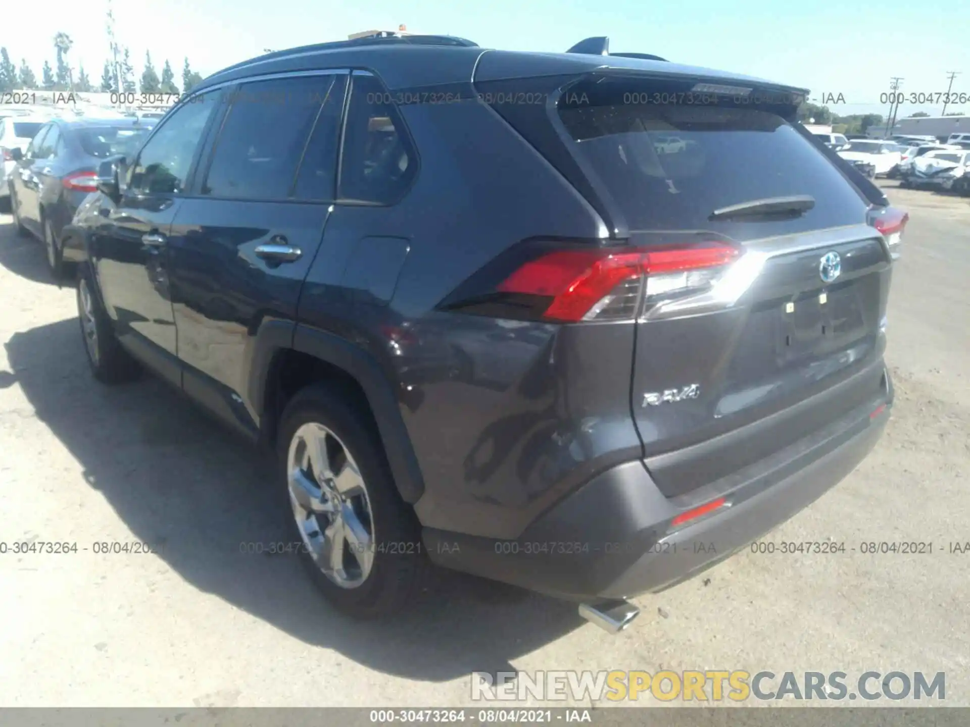 3 Фотография поврежденного автомобиля JTMDWRFV5LD067357 TOYOTA RAV4 2020