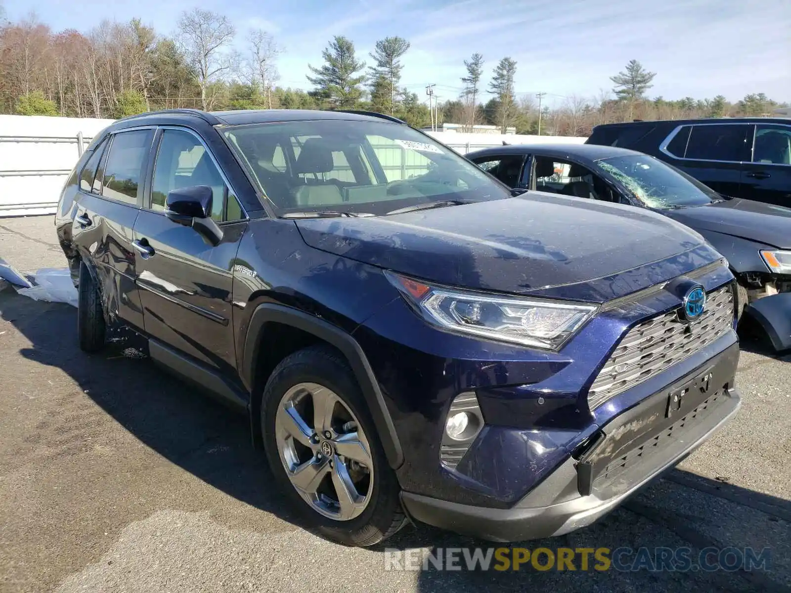 1 Photograph of a damaged car JTMDWRFV5LD539895 TOYOTA RAV4 2020