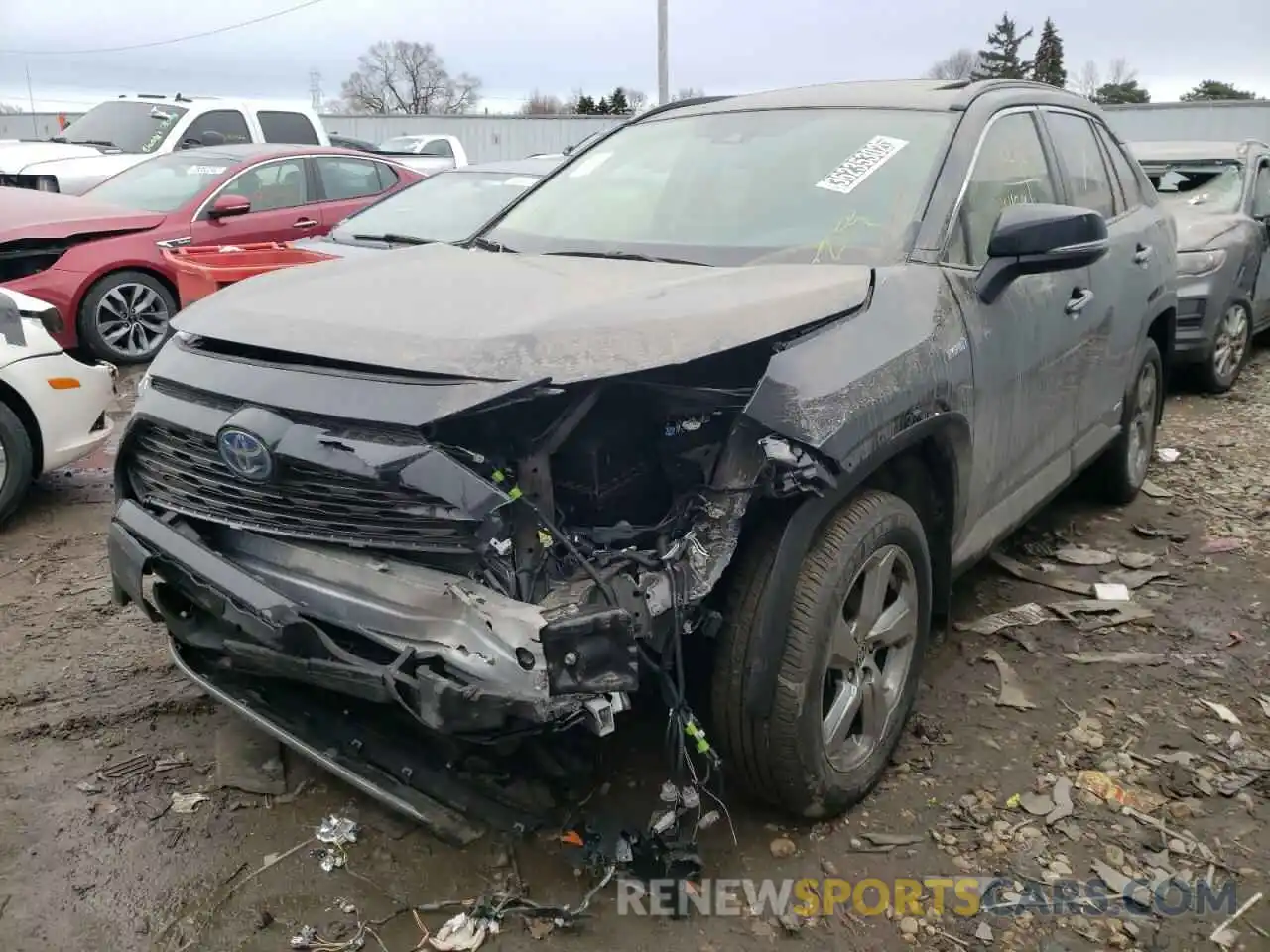 2 Photograph of a damaged car JTMDWRFV5LJ046574 TOYOTA RAV4 2020