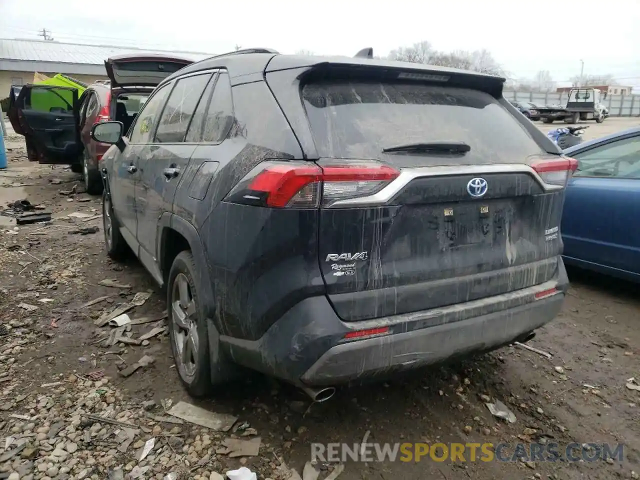 3 Фотография поврежденного автомобиля JTMDWRFV5LJ046574 TOYOTA RAV4 2020