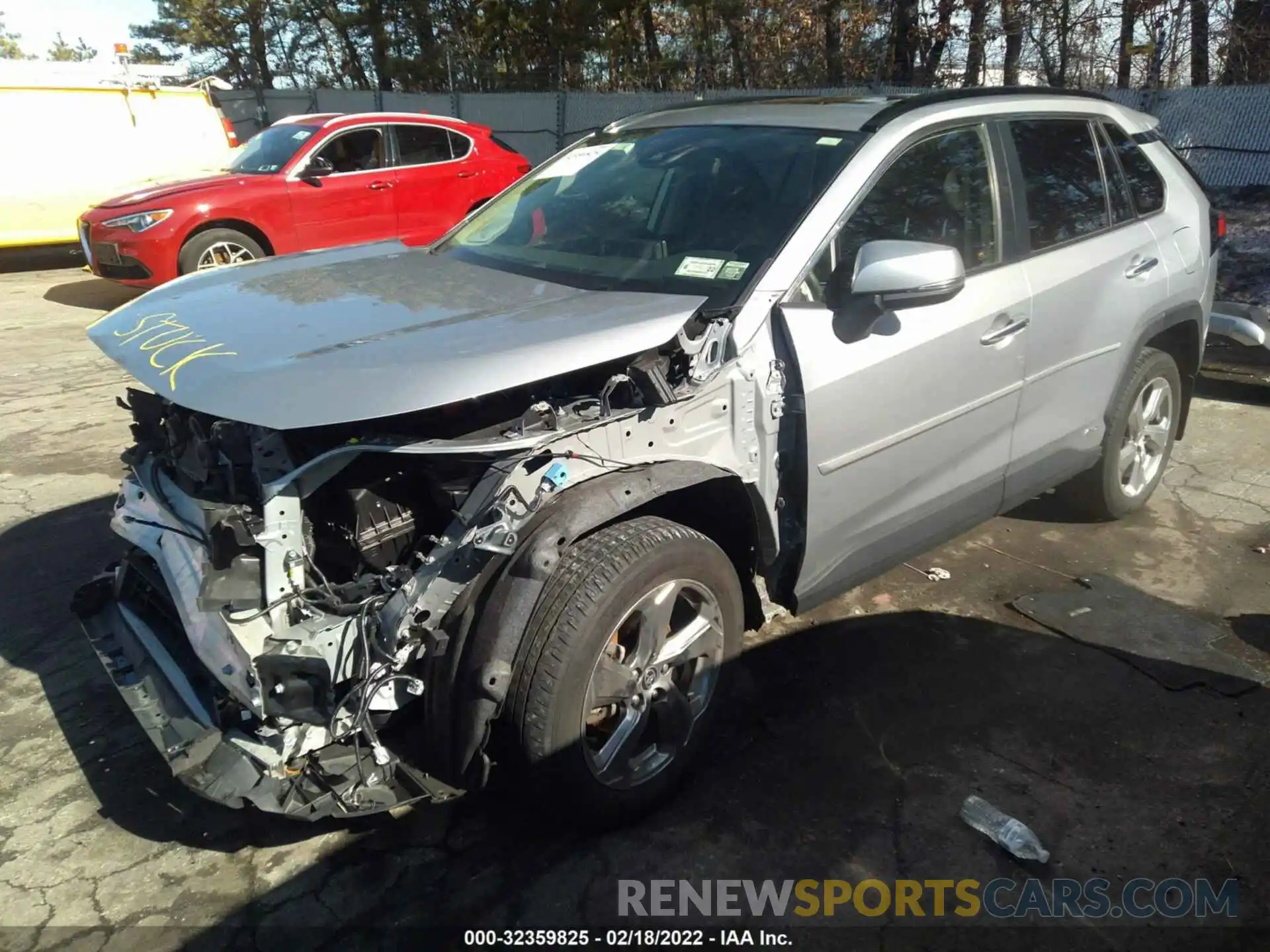 2 Photograph of a damaged car JTMDWRFV6LD065147 TOYOTA RAV4 2020