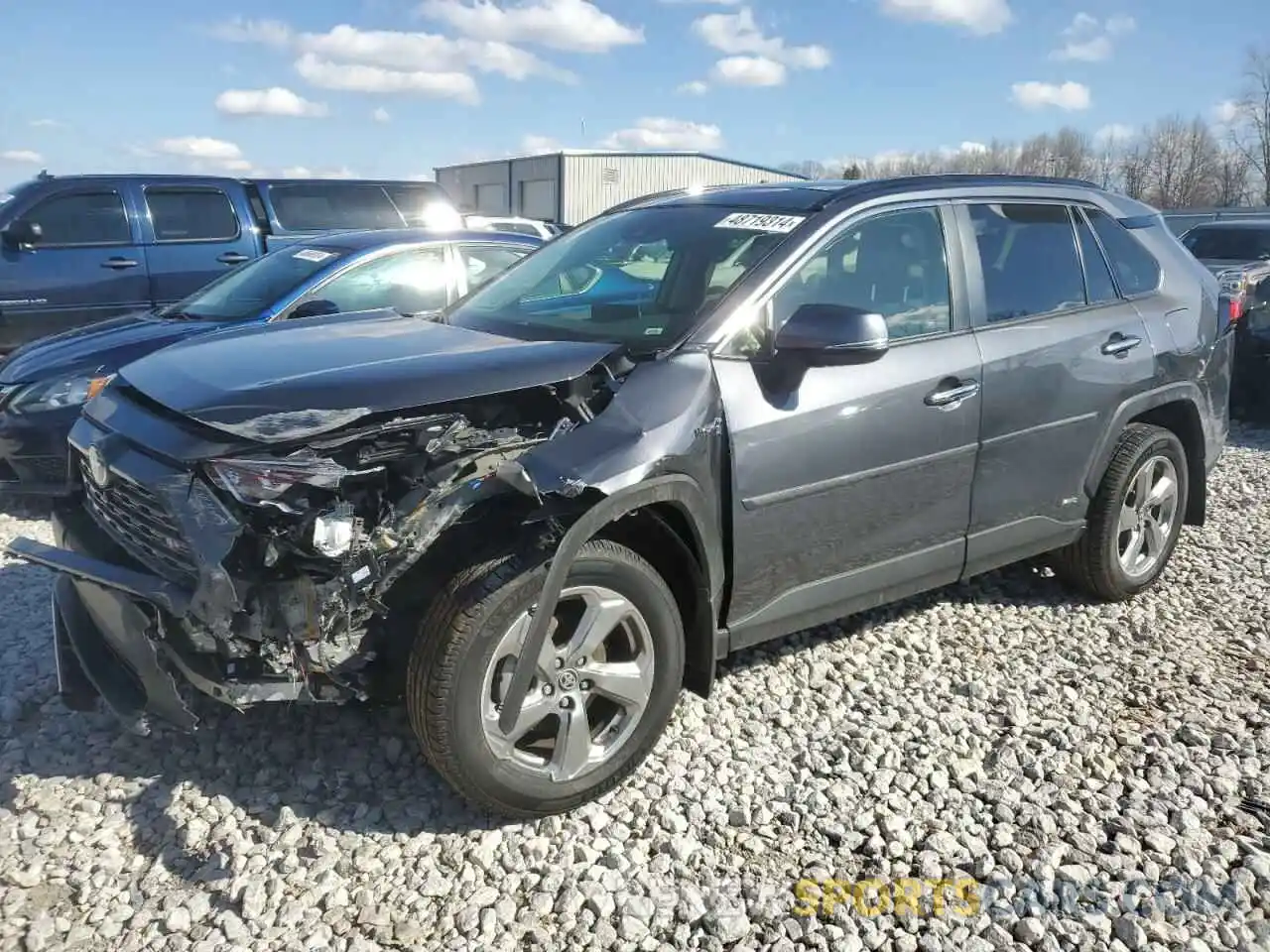 1 Photograph of a damaged car JTMDWRFV6LD526573 TOYOTA RAV4 2020