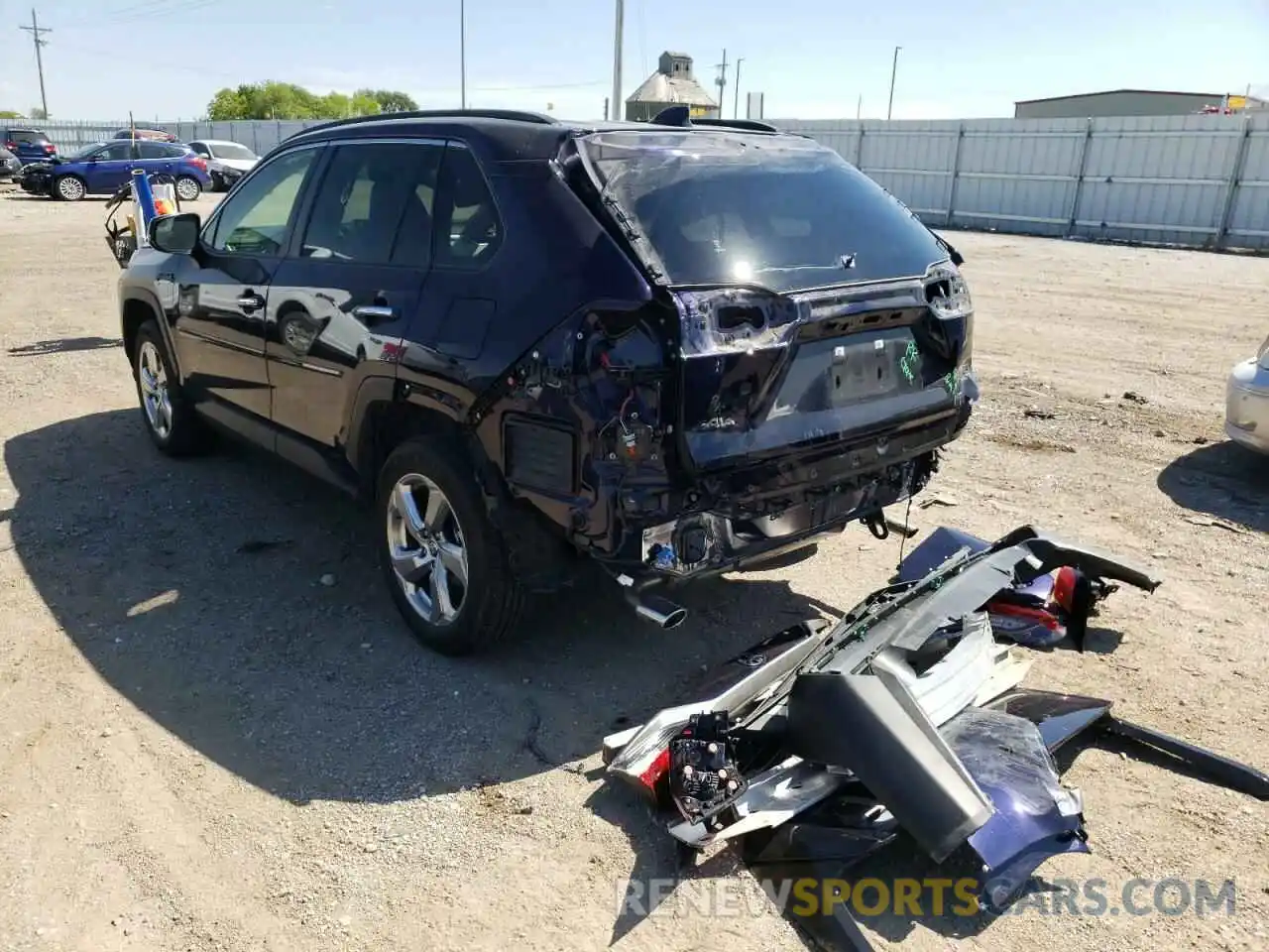 3 Photograph of a damaged car JTMDWRFV6LD530056 TOYOTA RAV4 2020