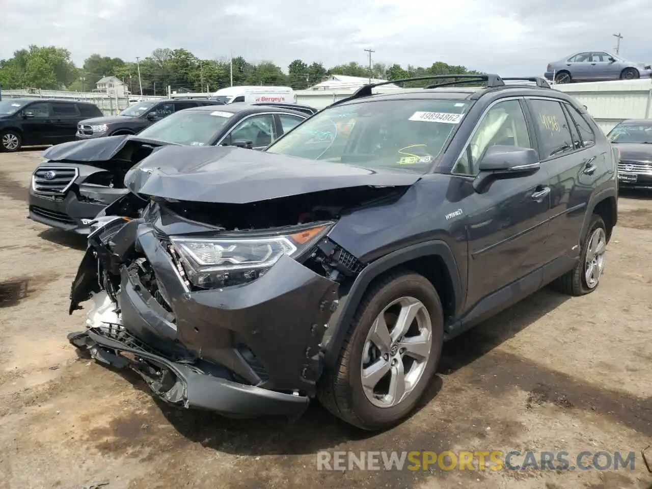 2 Photograph of a damaged car JTMDWRFV6LD534320 TOYOTA RAV4 2020