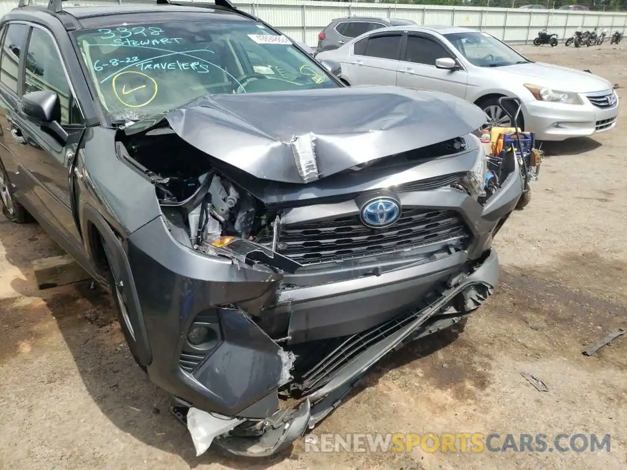 9 Photograph of a damaged car JTMDWRFV6LD534320 TOYOTA RAV4 2020