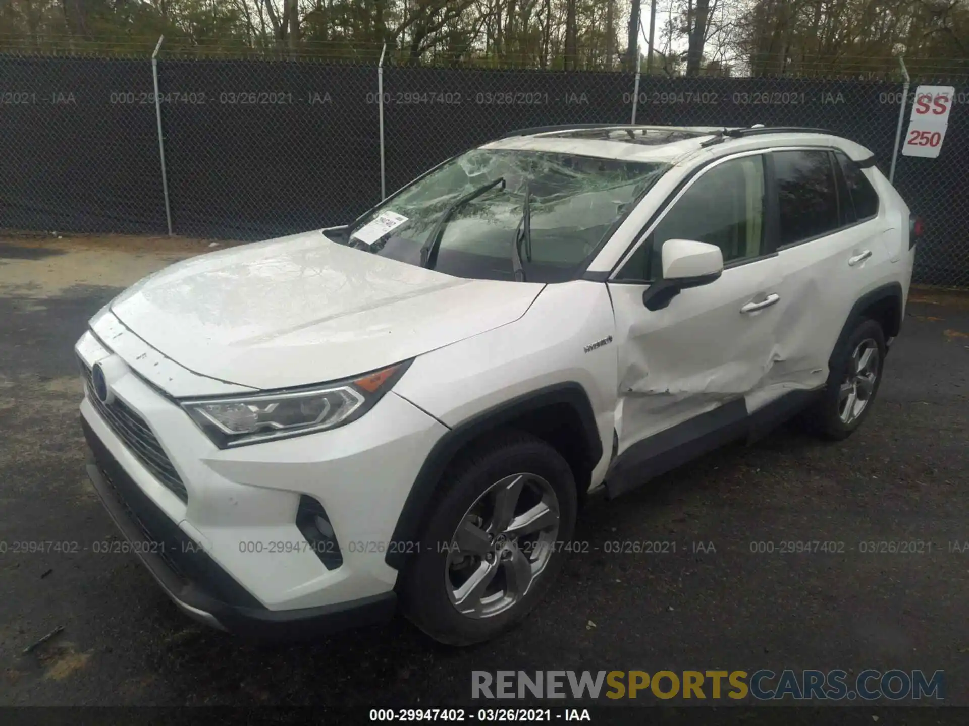 2 Photograph of a damaged car JTMDWRFV6LD547763 TOYOTA RAV4 2020