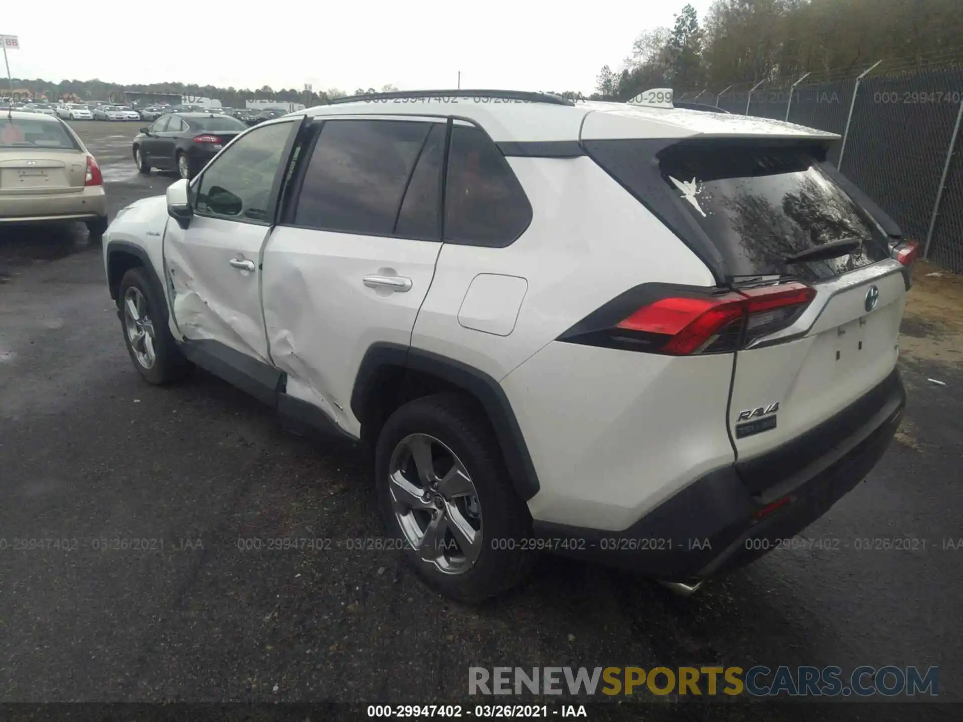 3 Photograph of a damaged car JTMDWRFV6LD547763 TOYOTA RAV4 2020