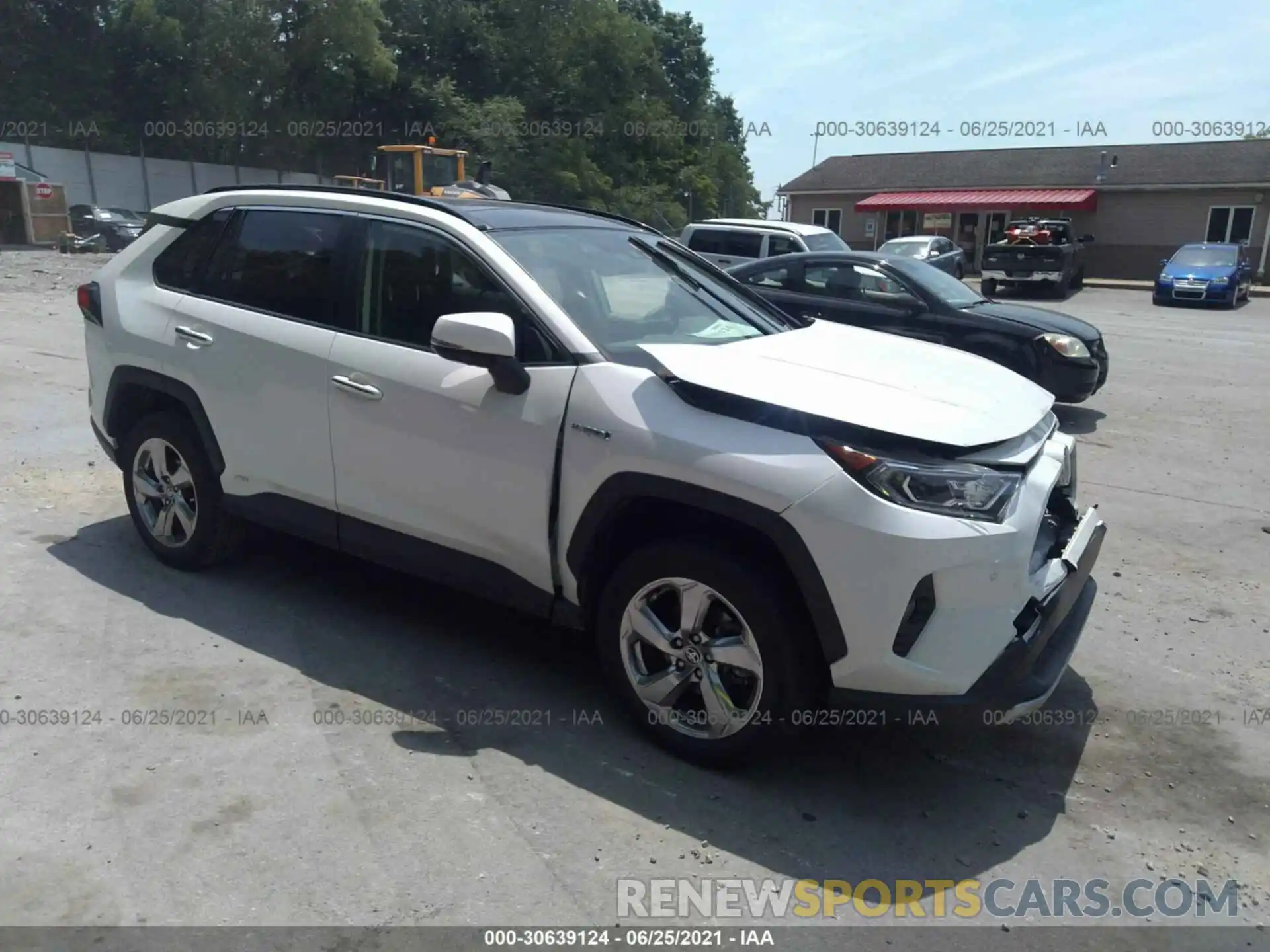 1 Photograph of a damaged car JTMDWRFV6LD547889 TOYOTA RAV4 2020