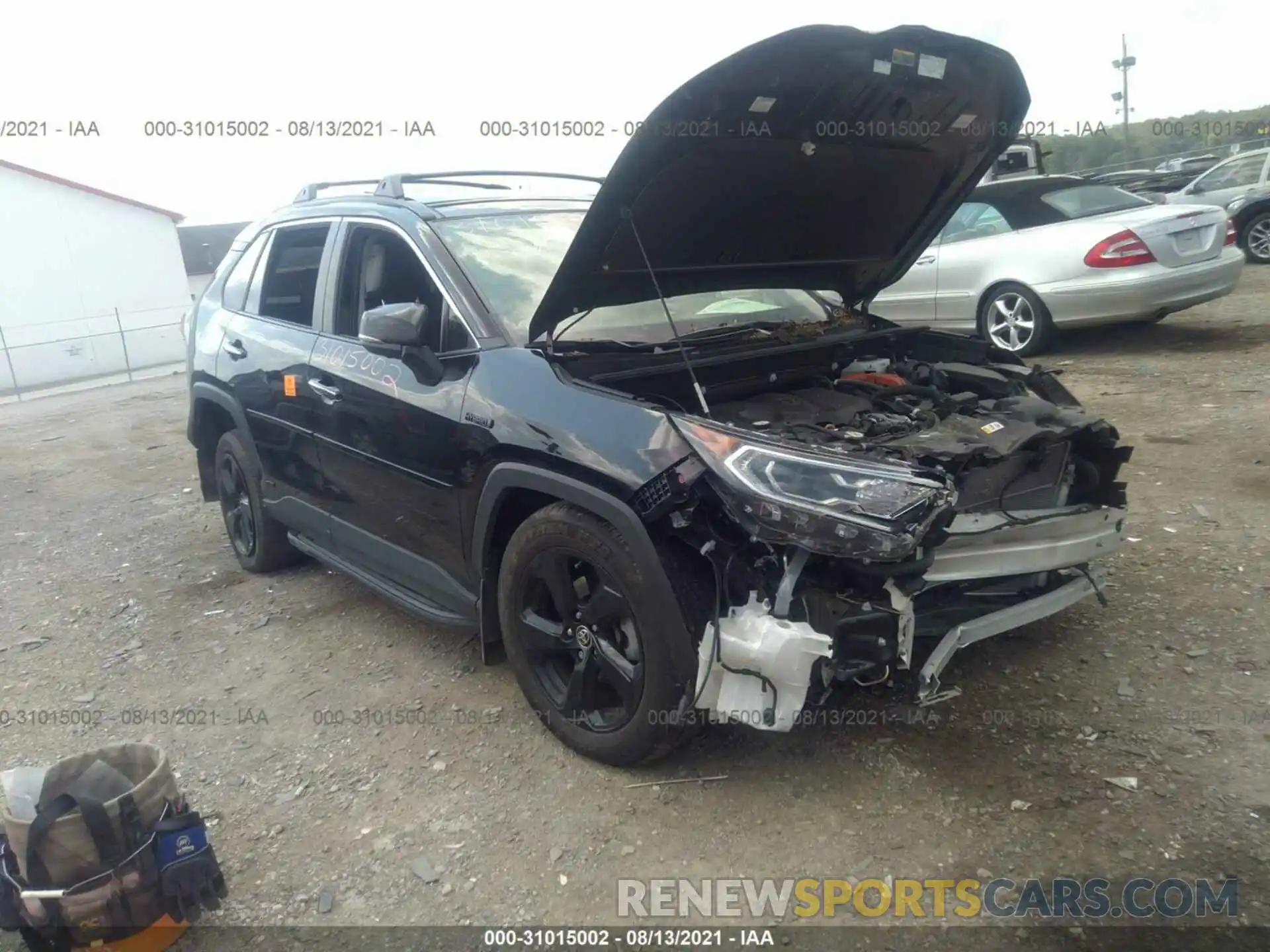 1 Photograph of a damaged car JTMDWRFV7LD527098 TOYOTA RAV4 2020