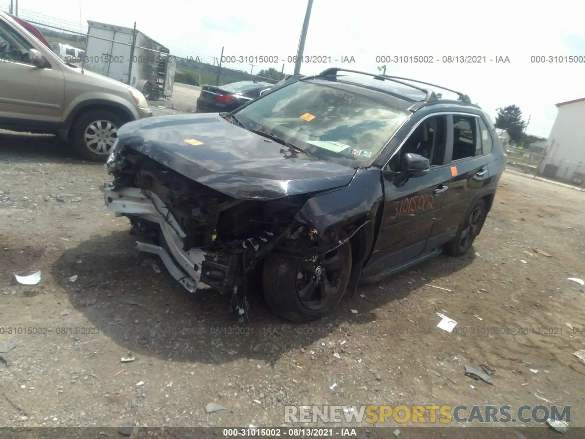 2 Photograph of a damaged car JTMDWRFV7LD527098 TOYOTA RAV4 2020