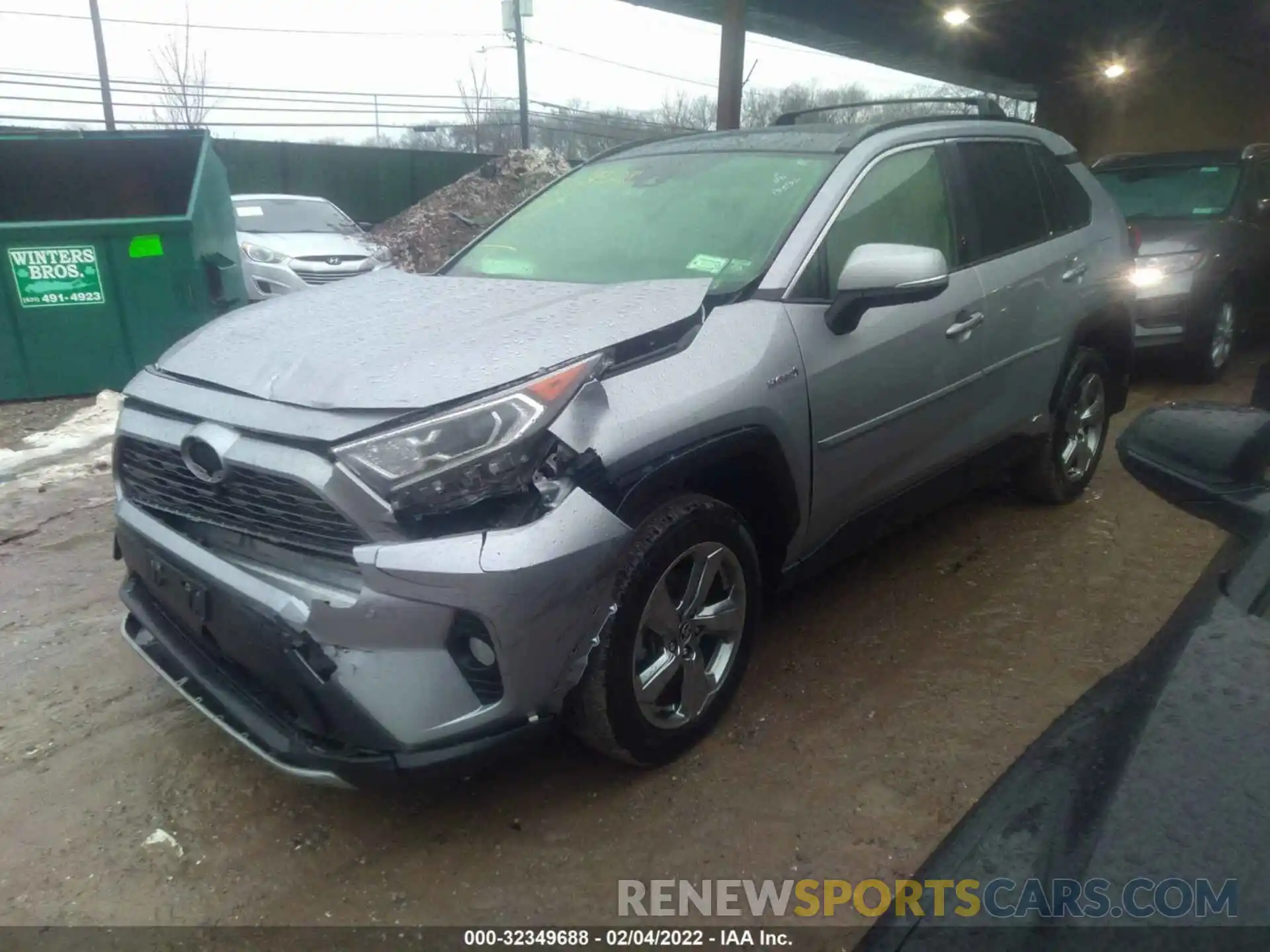 2 Photograph of a damaged car JTMDWRFV7LD546671 TOYOTA RAV4 2020