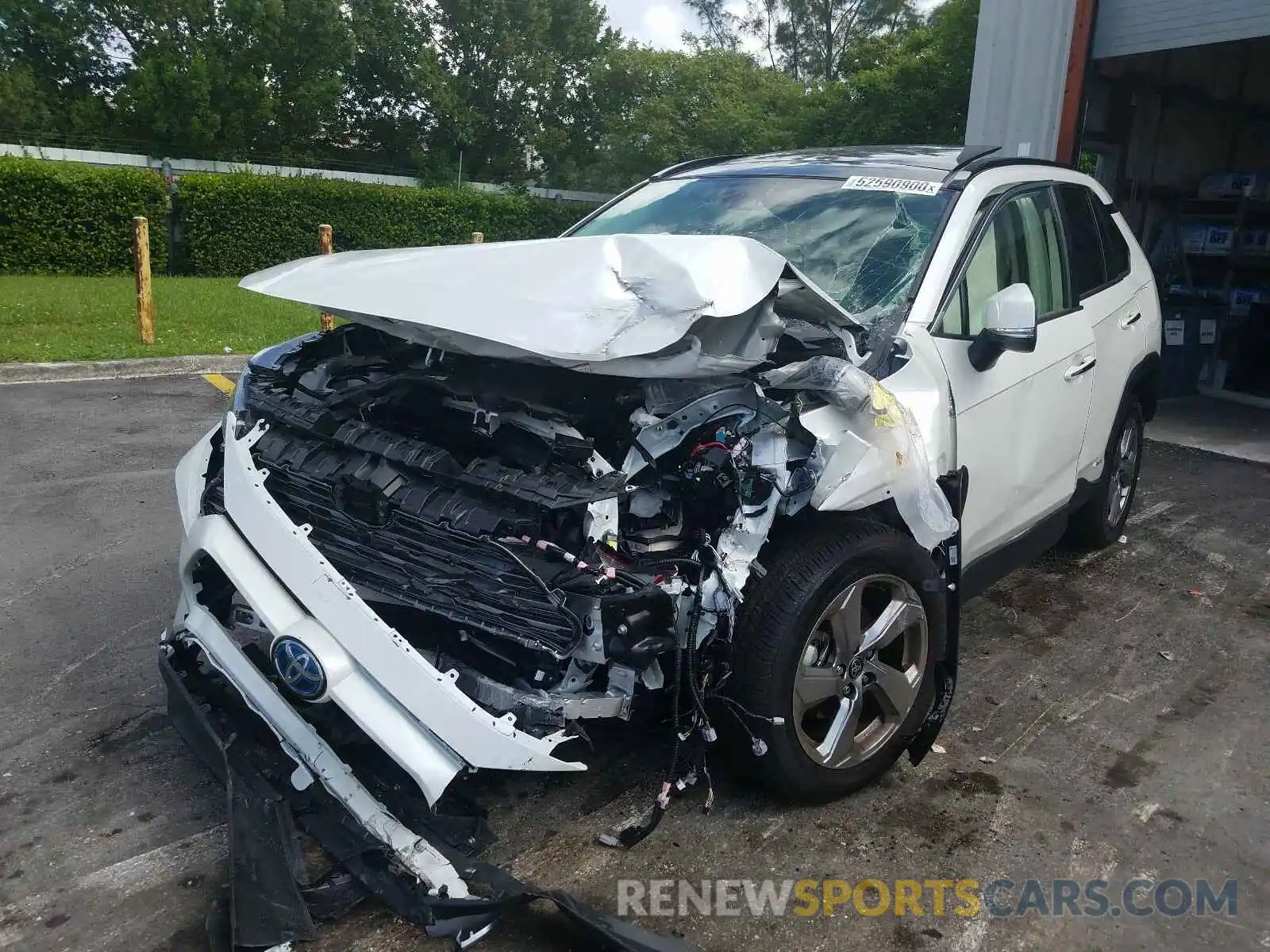 2 Photograph of a damaged car JTMDWRFV7LD549831 TOYOTA RAV4 2020