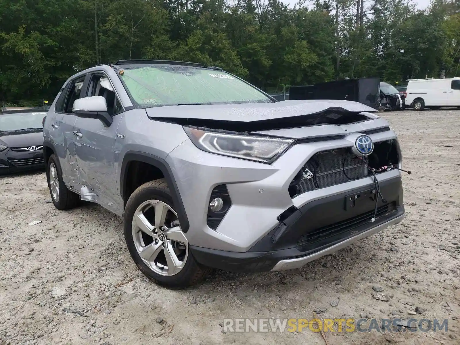 1 Photograph of a damaged car JTMDWRFV8LD545948 TOYOTA RAV4 2020