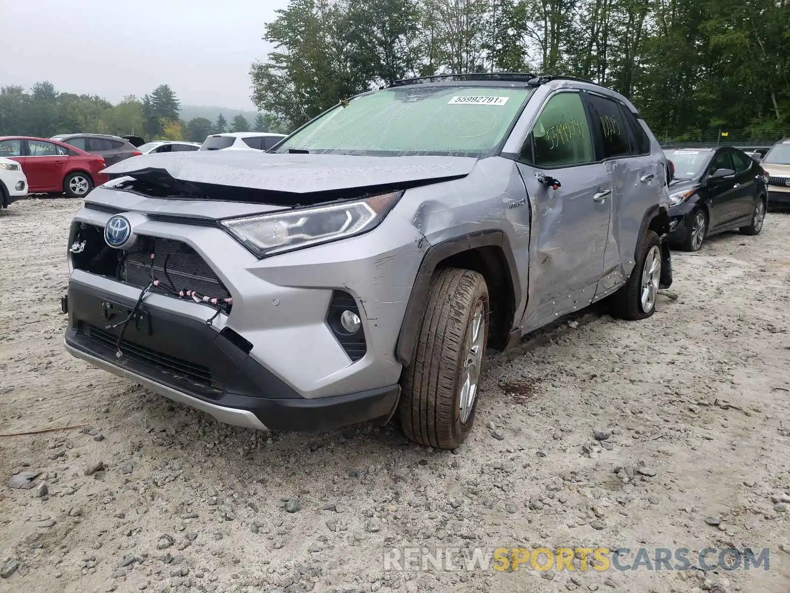 2 Фотография поврежденного автомобиля JTMDWRFV8LD545948 TOYOTA RAV4 2020