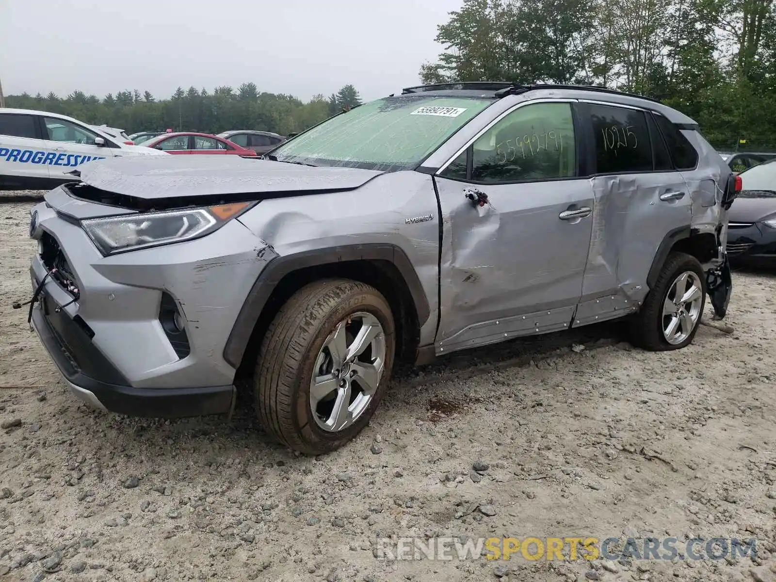 9 Photograph of a damaged car JTMDWRFV8LD545948 TOYOTA RAV4 2020