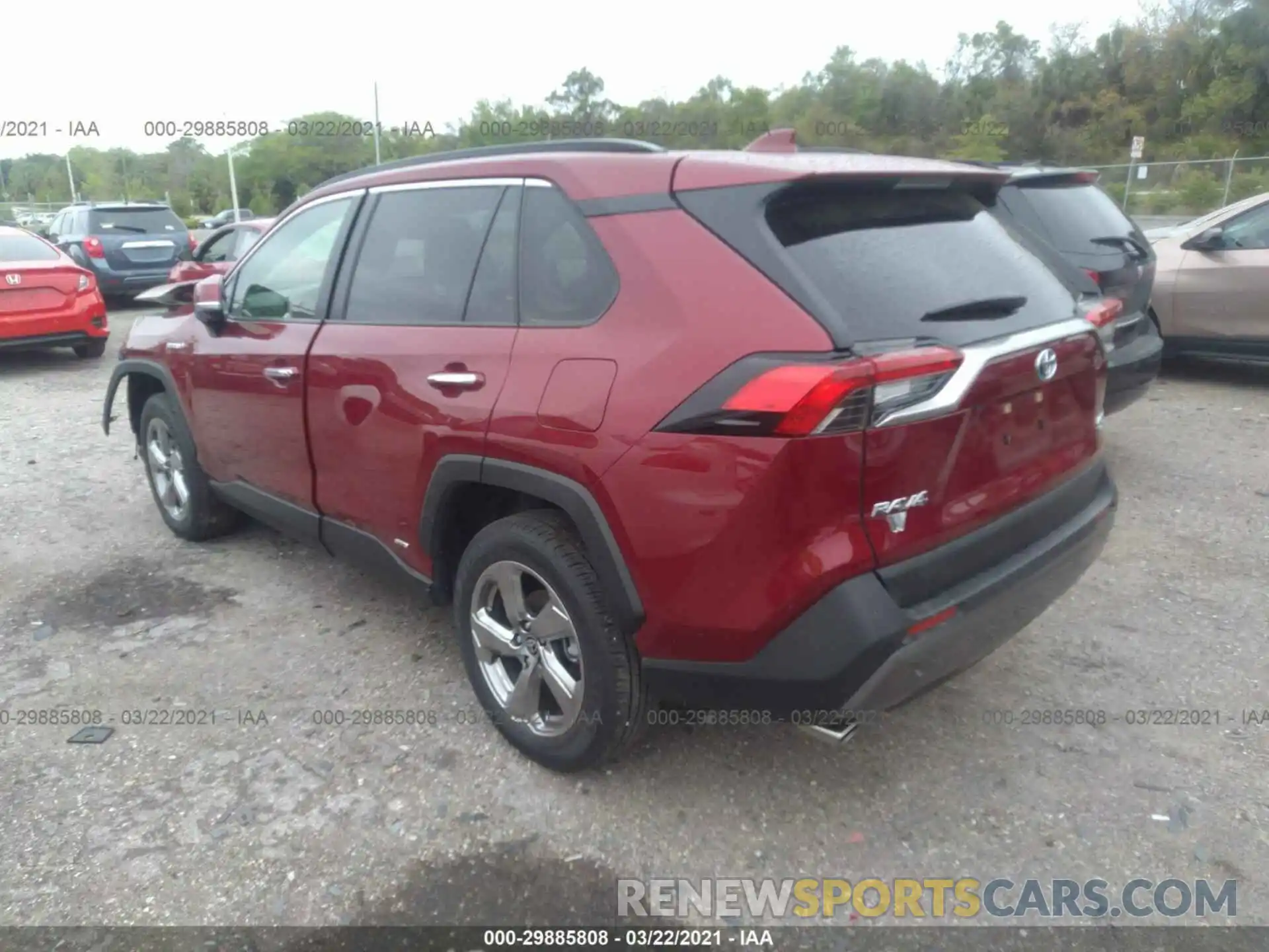 3 Photograph of a damaged car JTMDWRFV9LD055535 TOYOTA RAV4 2020