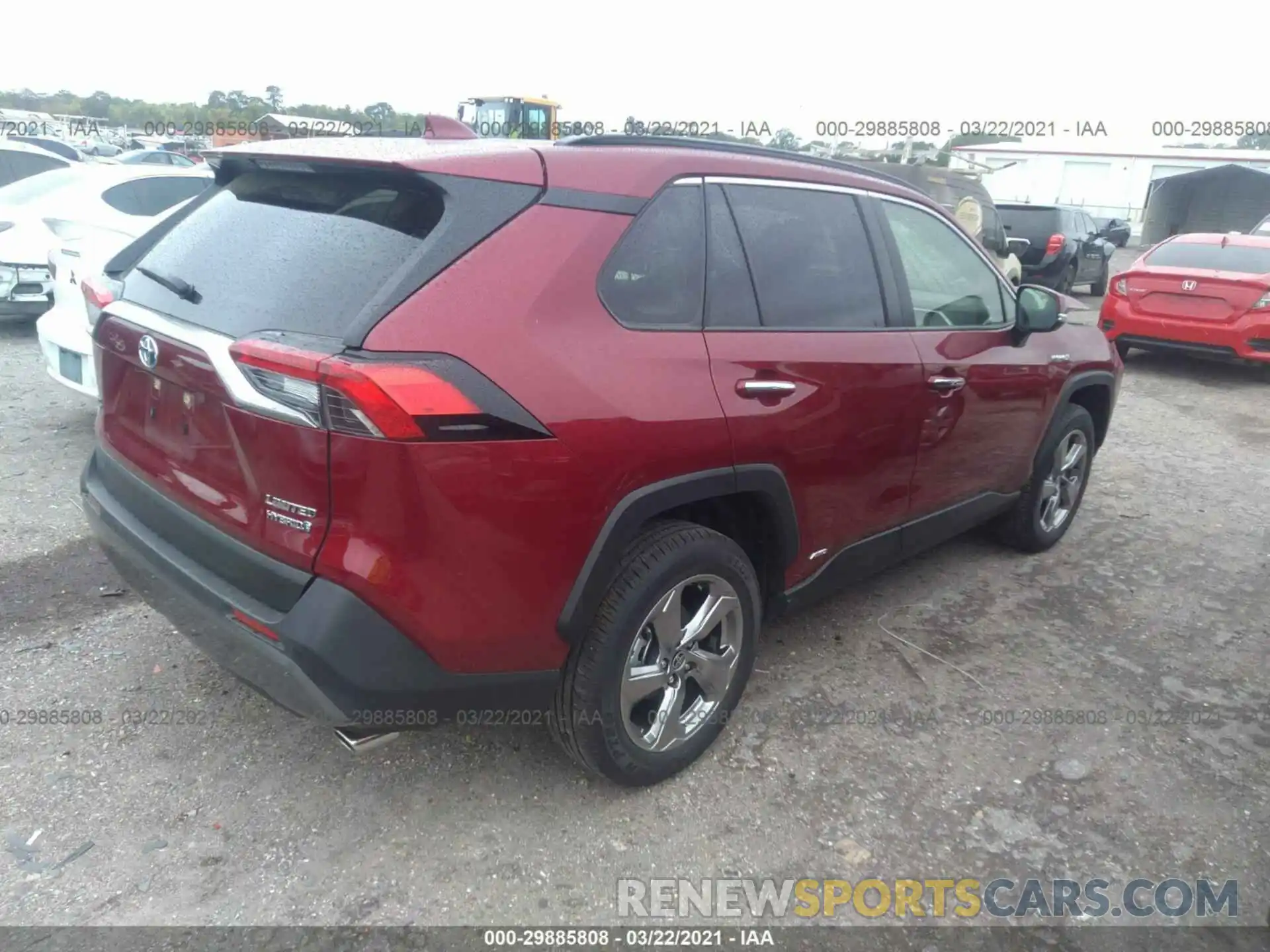 4 Фотография поврежденного автомобиля JTMDWRFV9LD055535 TOYOTA RAV4 2020