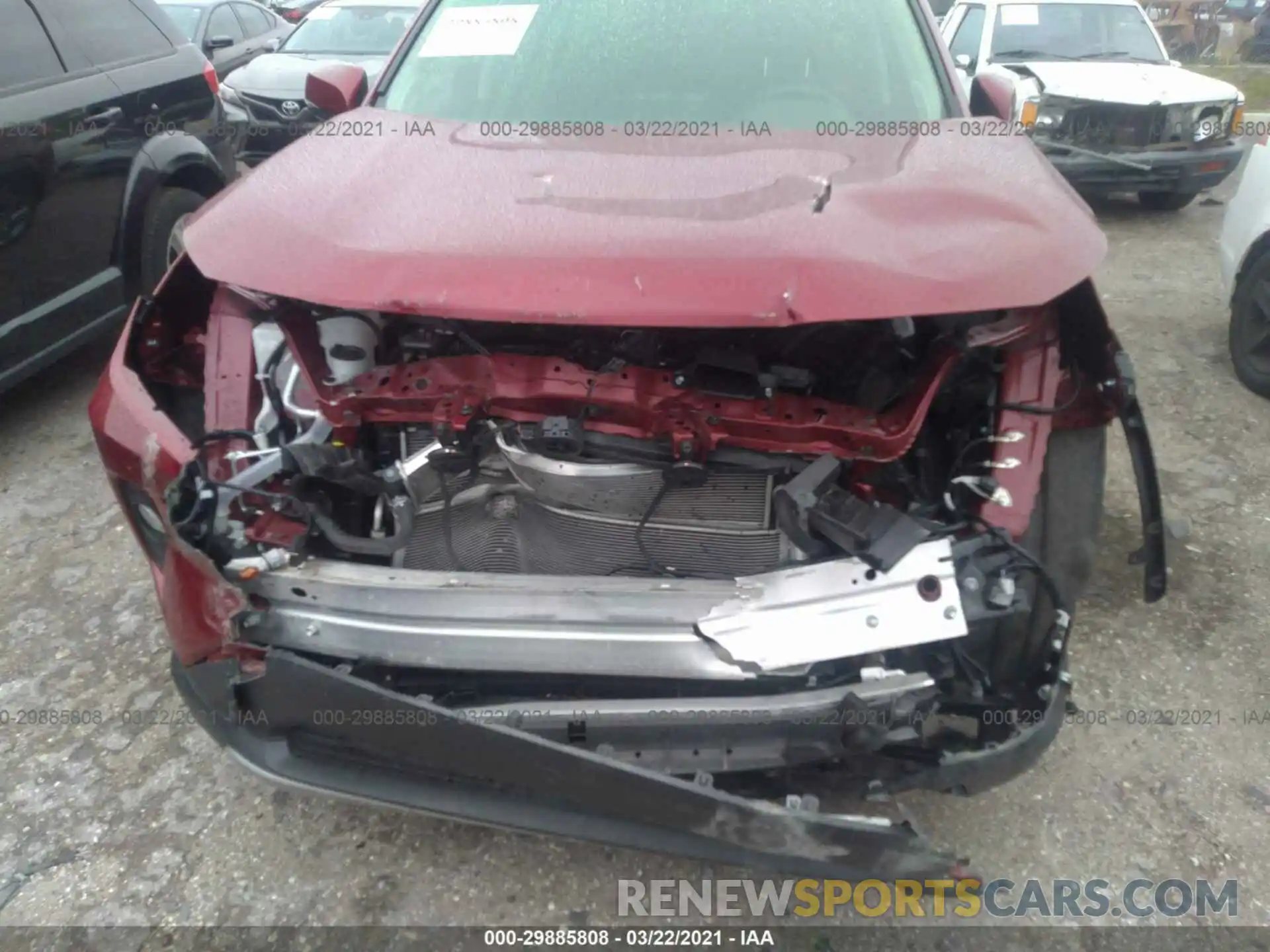 8 Photograph of a damaged car JTMDWRFV9LD055535 TOYOTA RAV4 2020