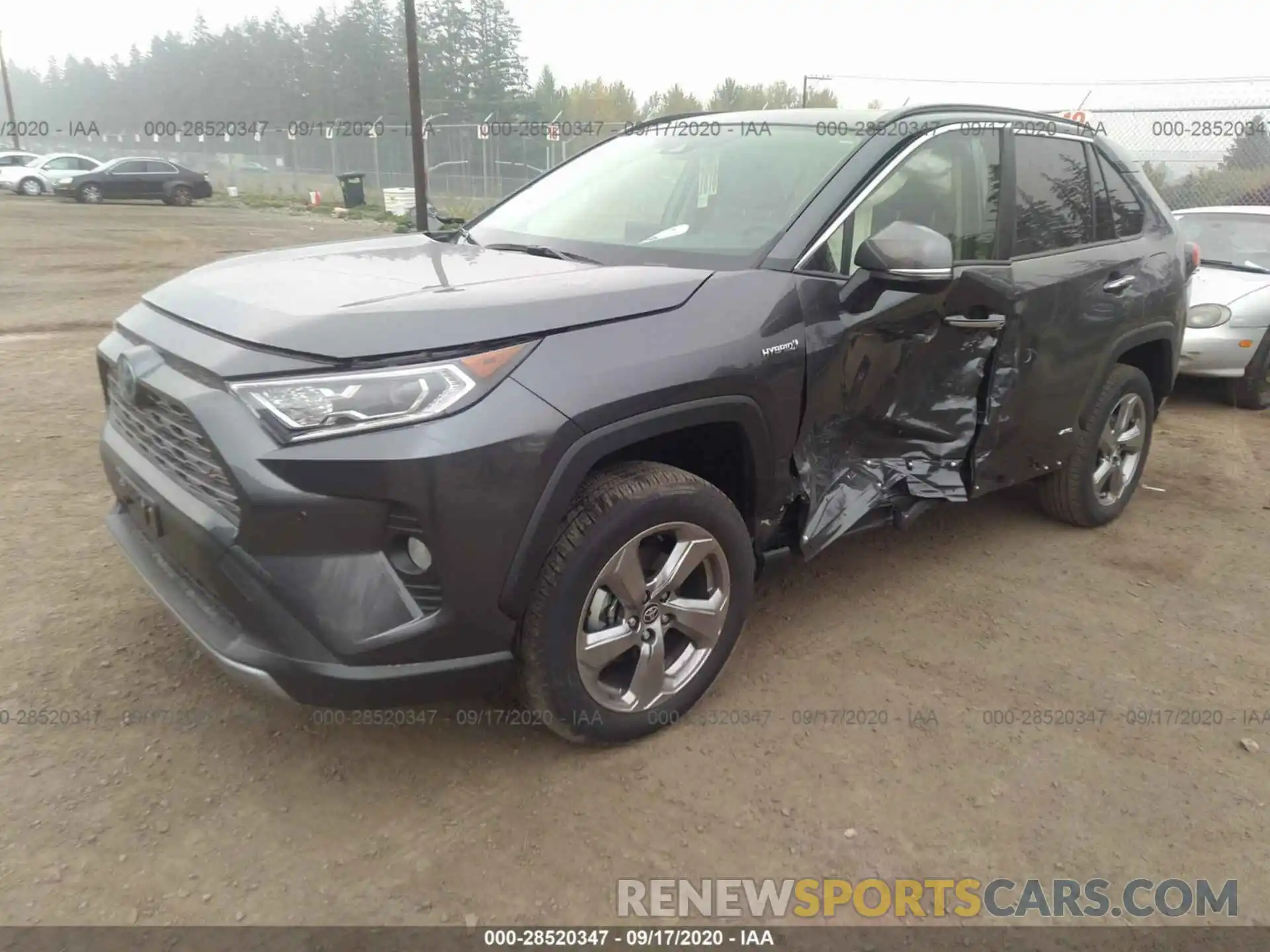 2 Photograph of a damaged car JTMDWRFV9LD057124 TOYOTA RAV4 2020