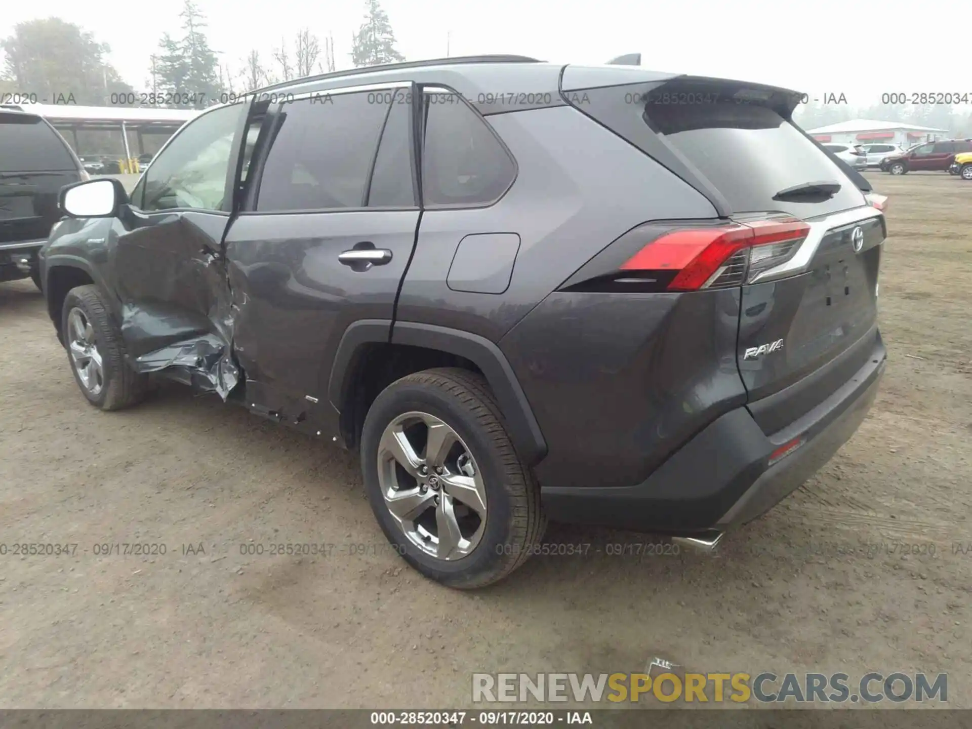 3 Фотография поврежденного автомобиля JTMDWRFV9LD057124 TOYOTA RAV4 2020