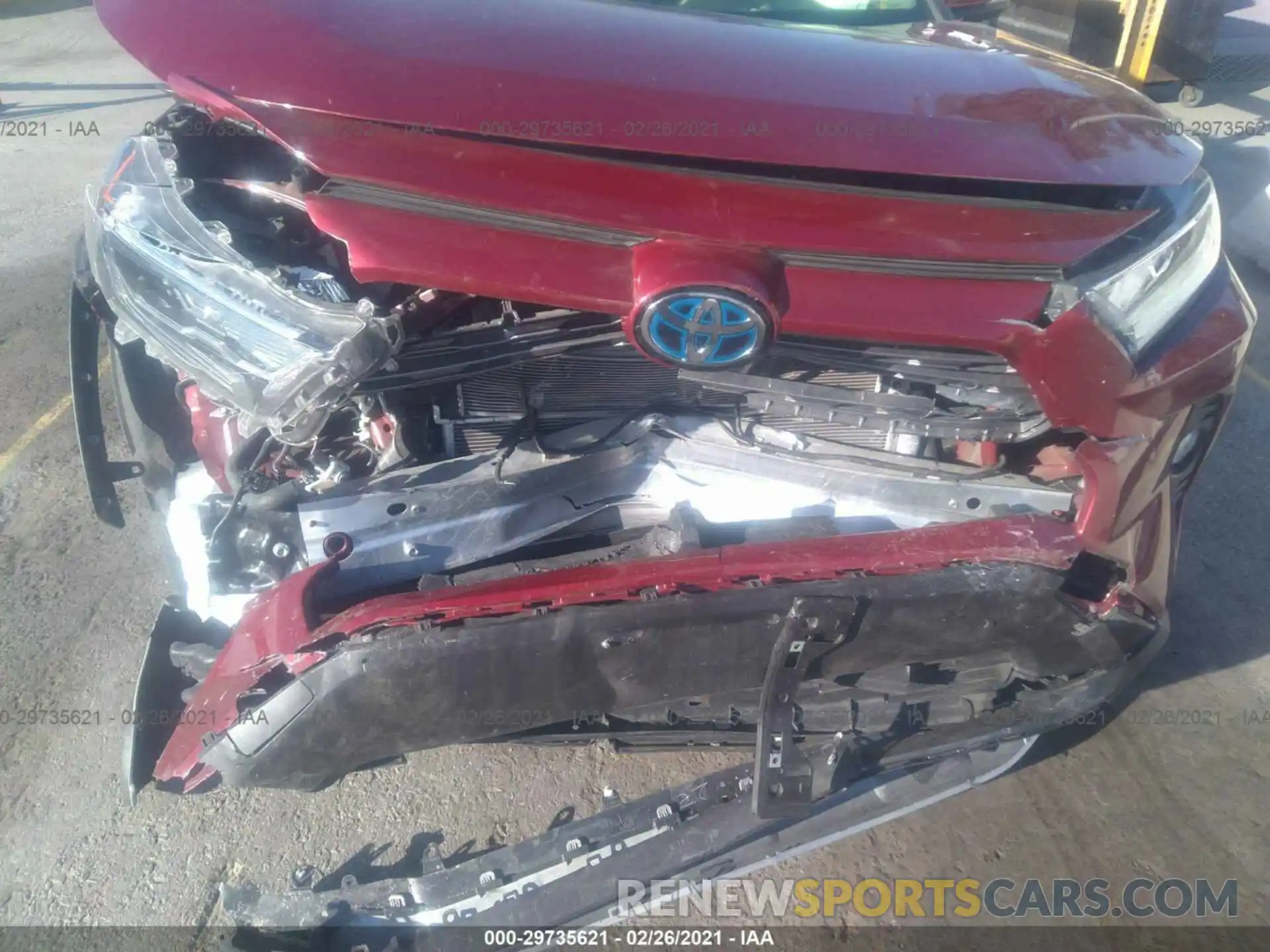 6 Фотография поврежденного автомобиля JTMDWRFV9LD529578 TOYOTA RAV4 2020