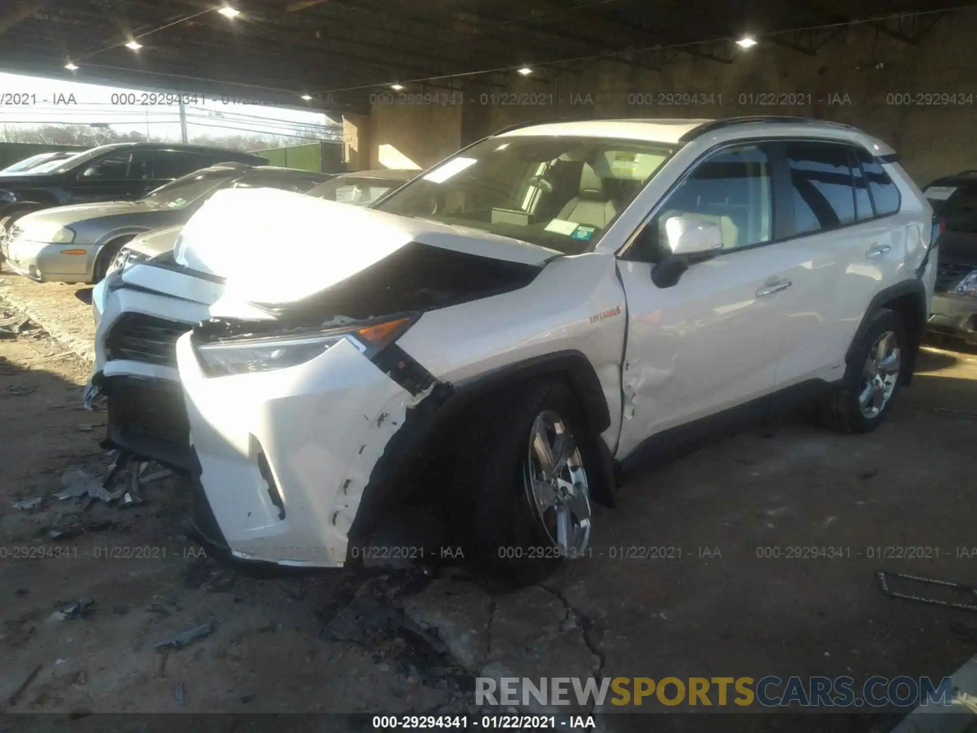 2 Photograph of a damaged car JTMDWRFV9LD533629 TOYOTA RAV4 2020