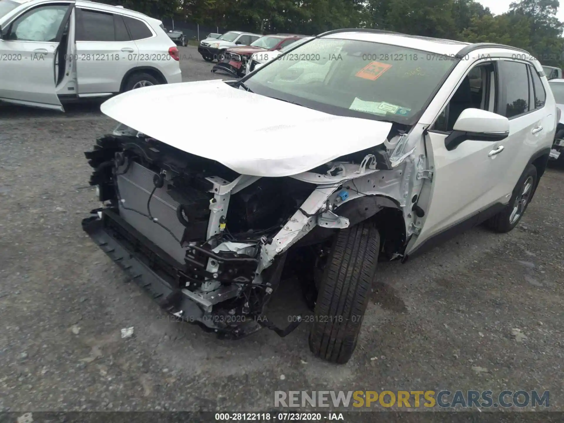 6 Photograph of a damaged car JTMDWRFV9LD537227 TOYOTA RAV4 2020