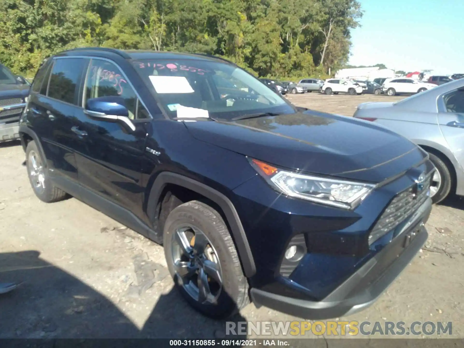 1 Photograph of a damaged car JTMDWRFV9LD544730 TOYOTA RAV4 2020