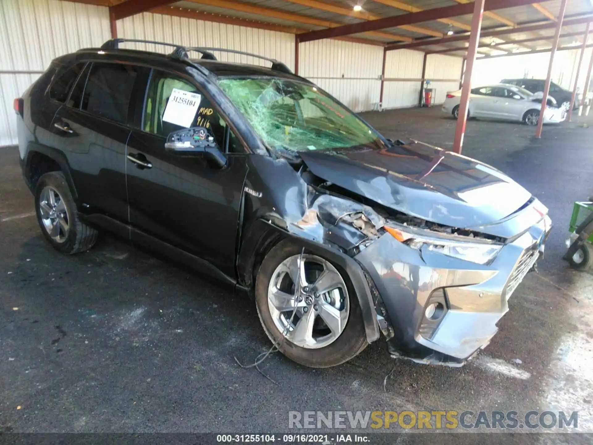 1 Photograph of a damaged car JTMDWRFV9LD545179 TOYOTA RAV4 2020