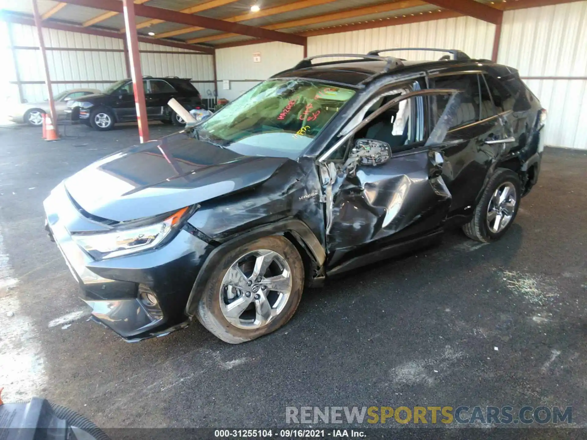 2 Photograph of a damaged car JTMDWRFV9LD545179 TOYOTA RAV4 2020