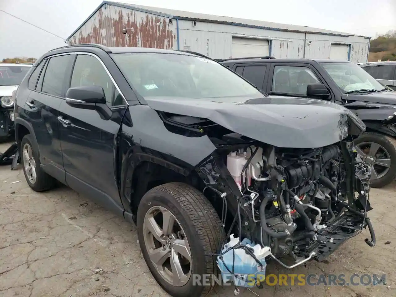 1 Photograph of a damaged car JTMDWRFVXLD066396 TOYOTA RAV4 2020