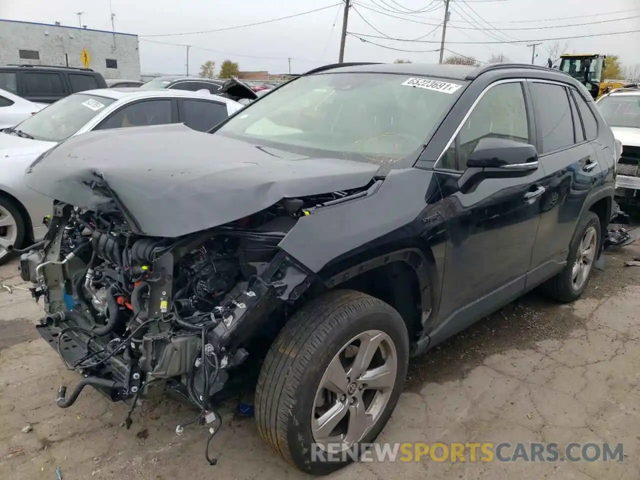 2 Photograph of a damaged car JTMDWRFVXLD066396 TOYOTA RAV4 2020