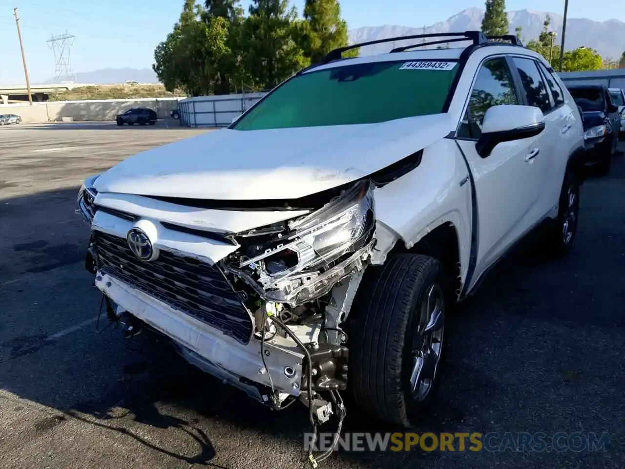 2 Photograph of a damaged car JTMDWRFVXLD072554 TOYOTA RAV4 2020