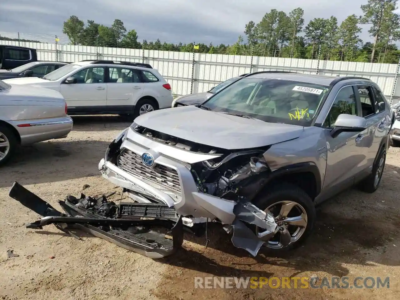 2 Photograph of a damaged car JTMDWRFVXLD073106 TOYOTA RAV4 2020