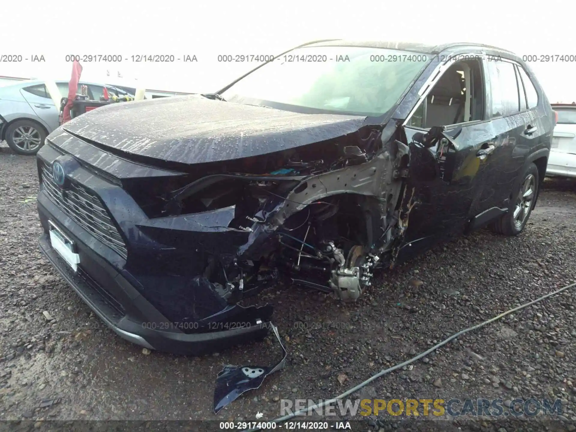 2 Photograph of a damaged car JTMDWRFVXLD526060 TOYOTA RAV4 2020